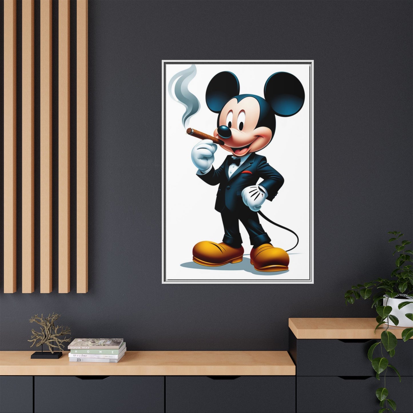 Matte Canvas, Framed (Multi-color)