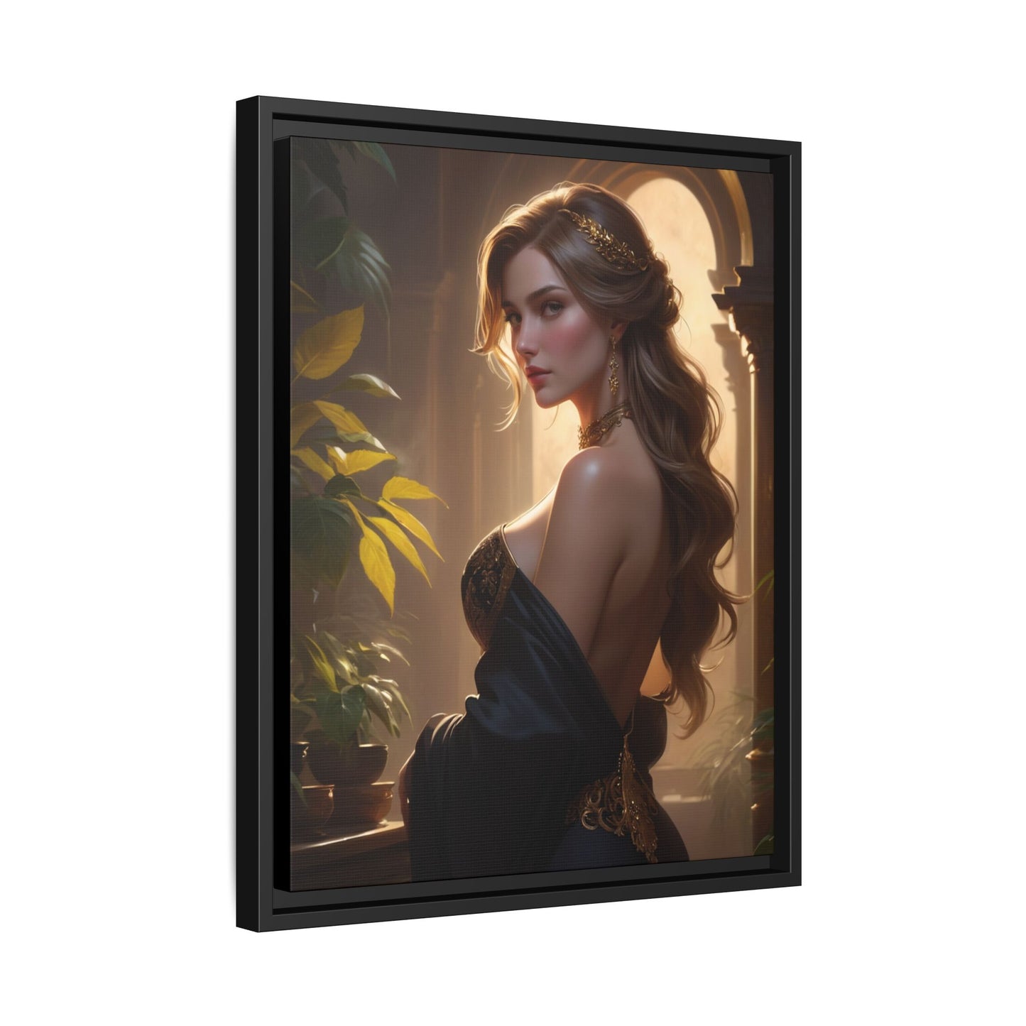 Matte Canvas, Framed (Multi-color)