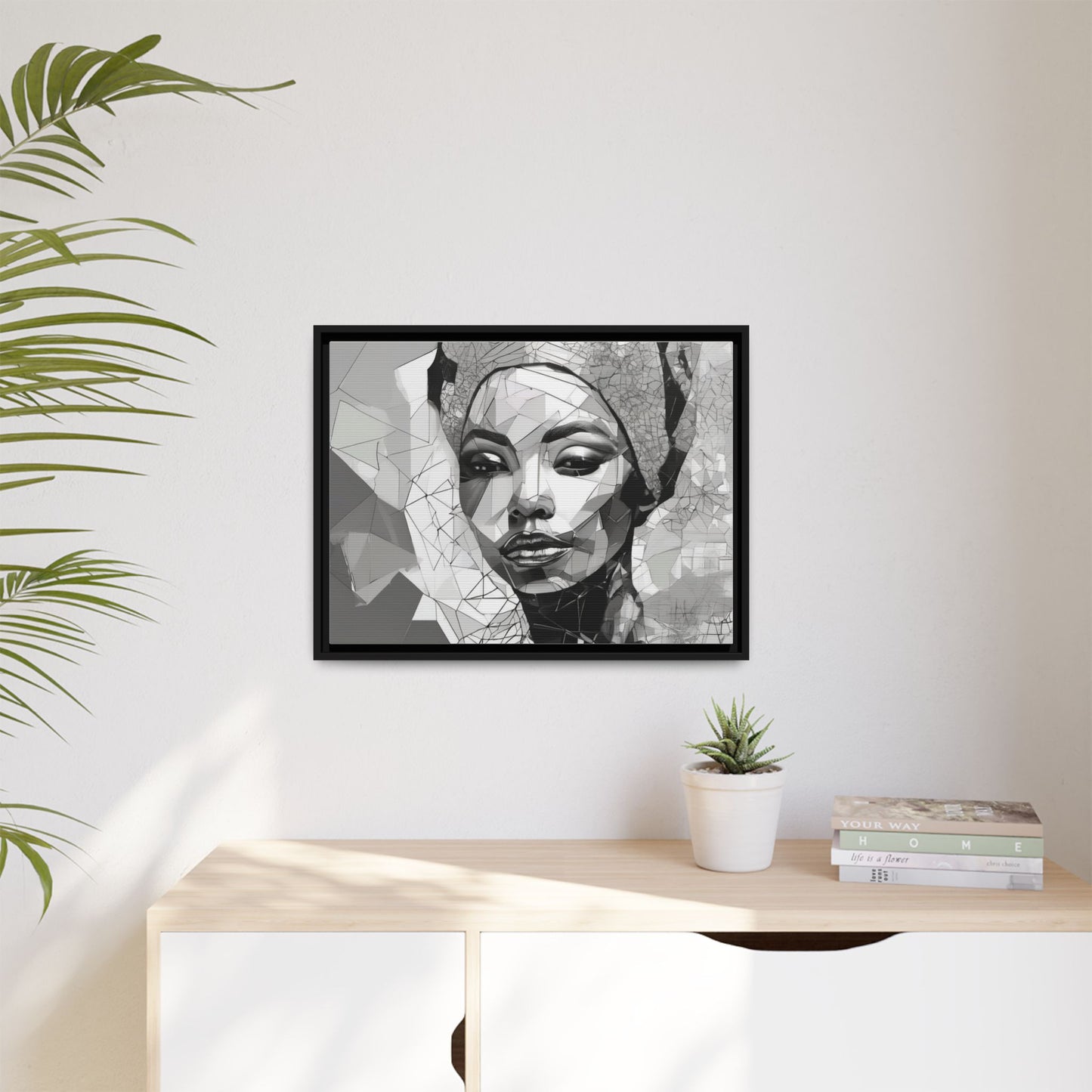 Fractured Grace: Portrait in Prism