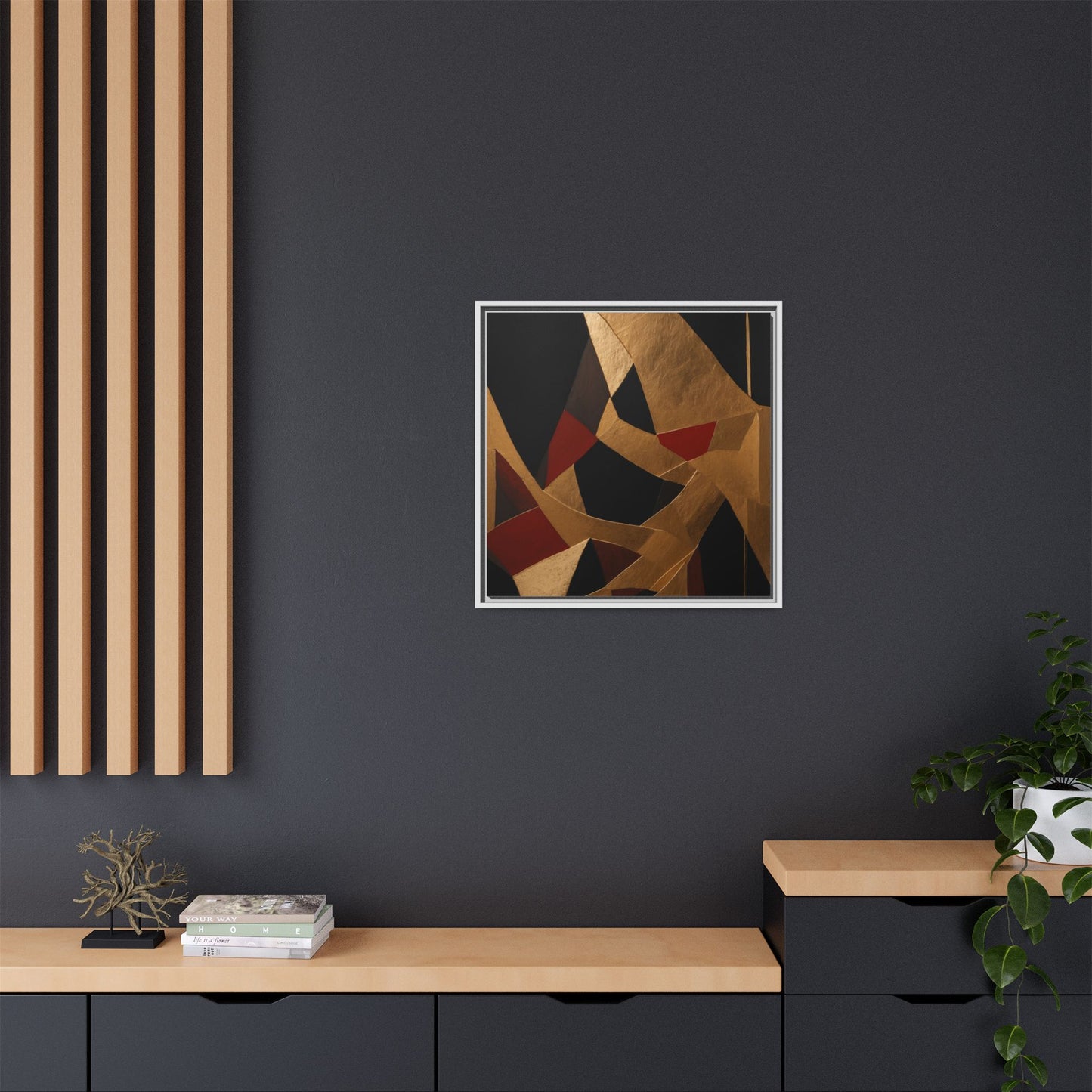 Matte Canvas, Framed (Multi-color)