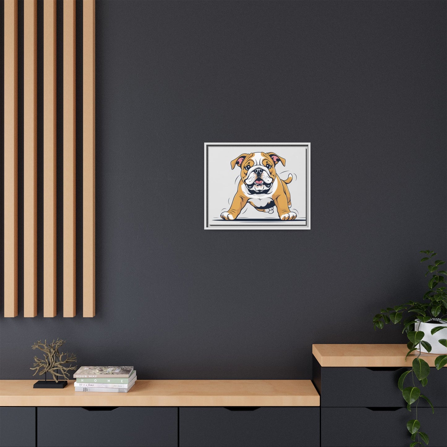 Matte Canvas, Framed (Multi-color)