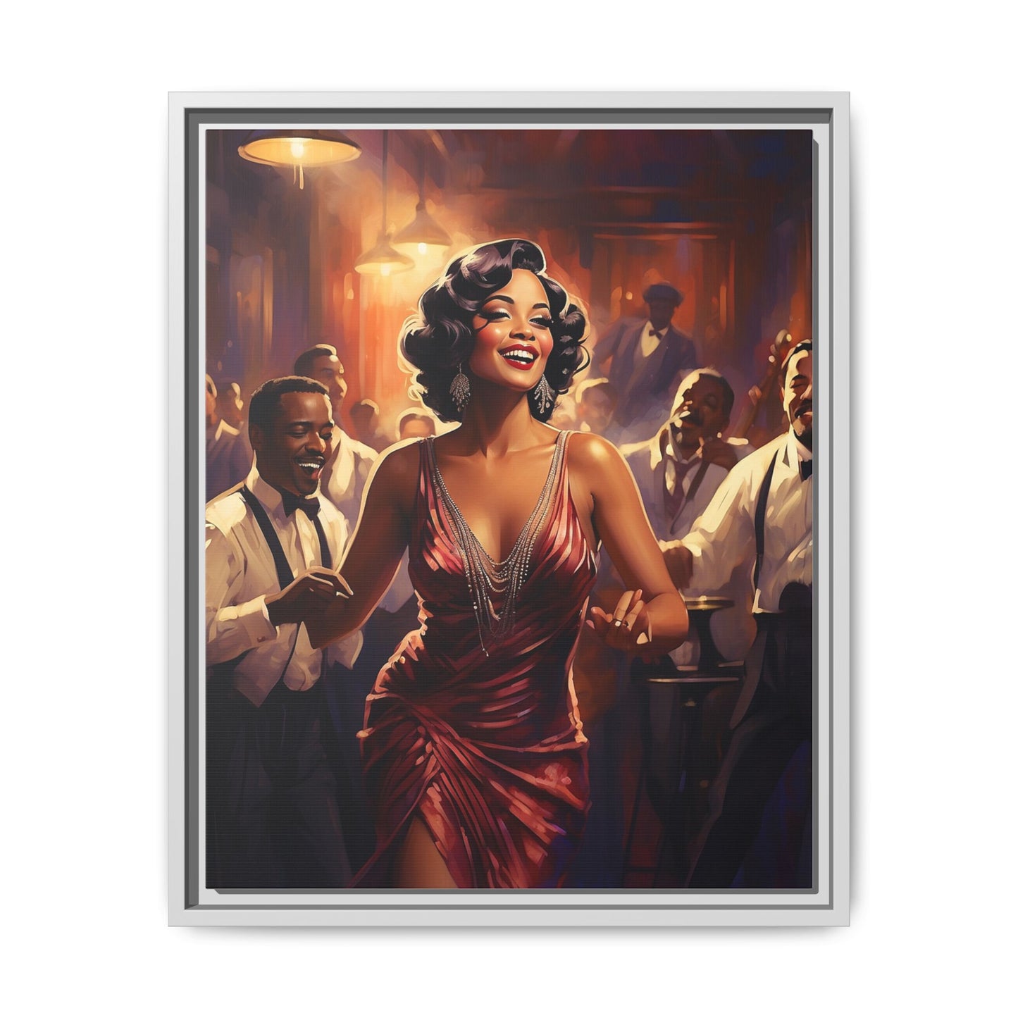 Matte Canvas, Framed (Multi-color)