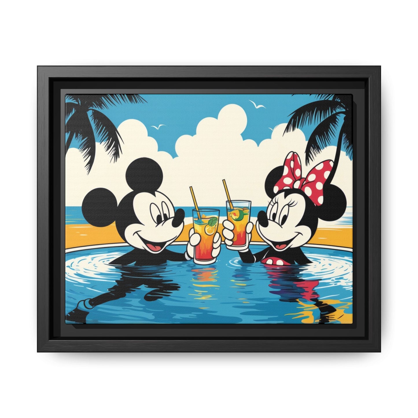 Matte Canvas, Framed (Multi-color)