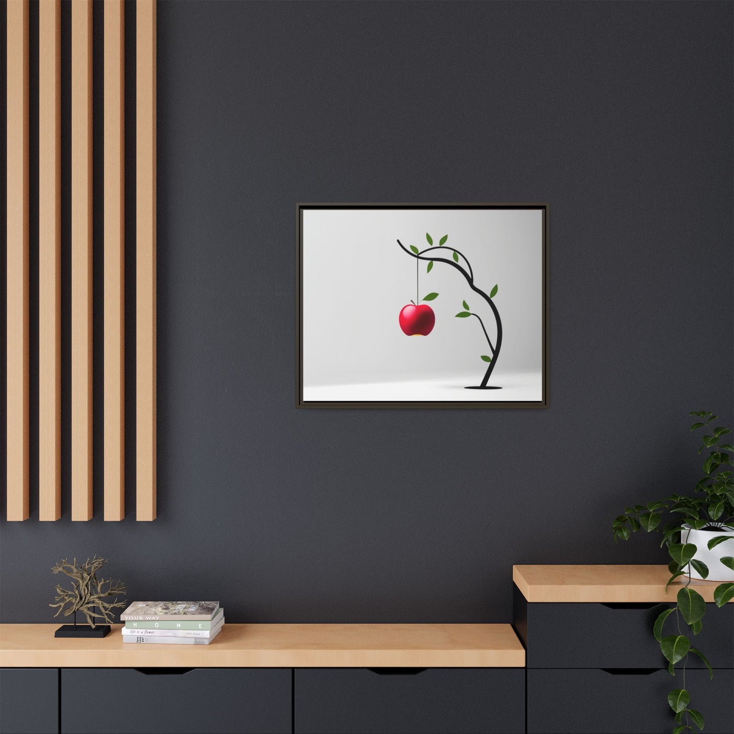 Matte Canvas, Framed (Multi-color)