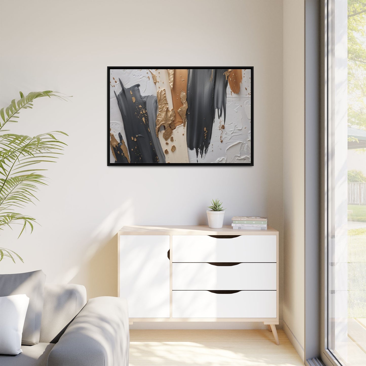 Matte Canvas, Framed (Multi-color)