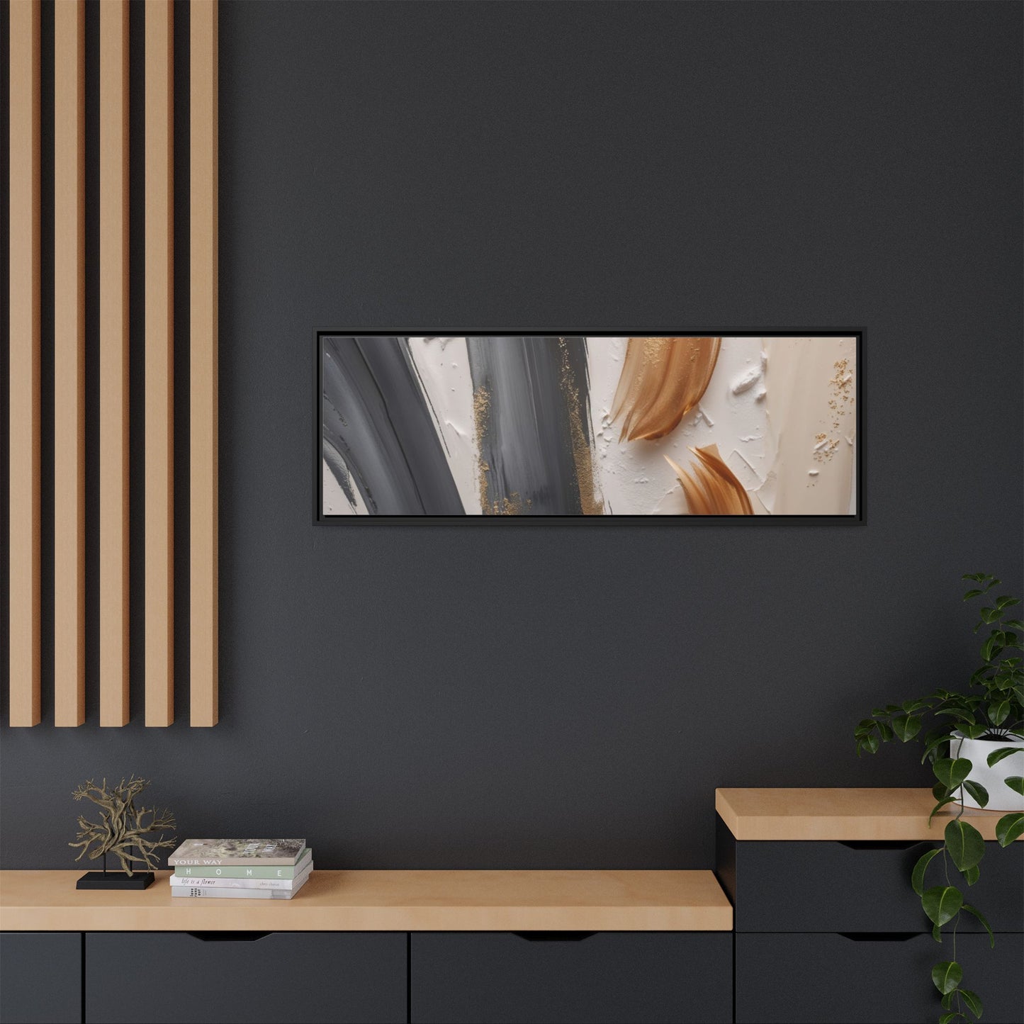 Matte Canvas, Framed (Multi-color)