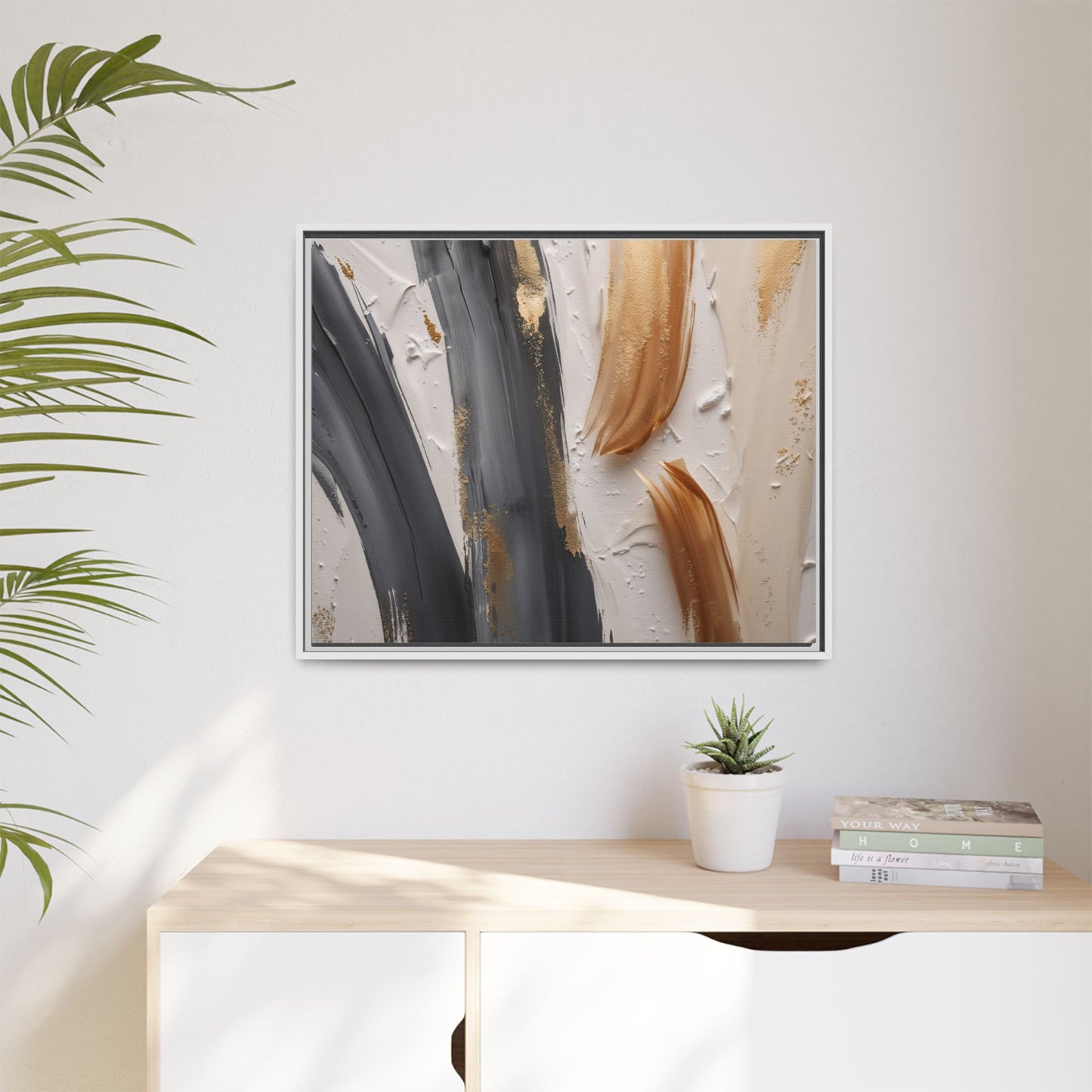 Matte Canvas, Framed (Multi-color)