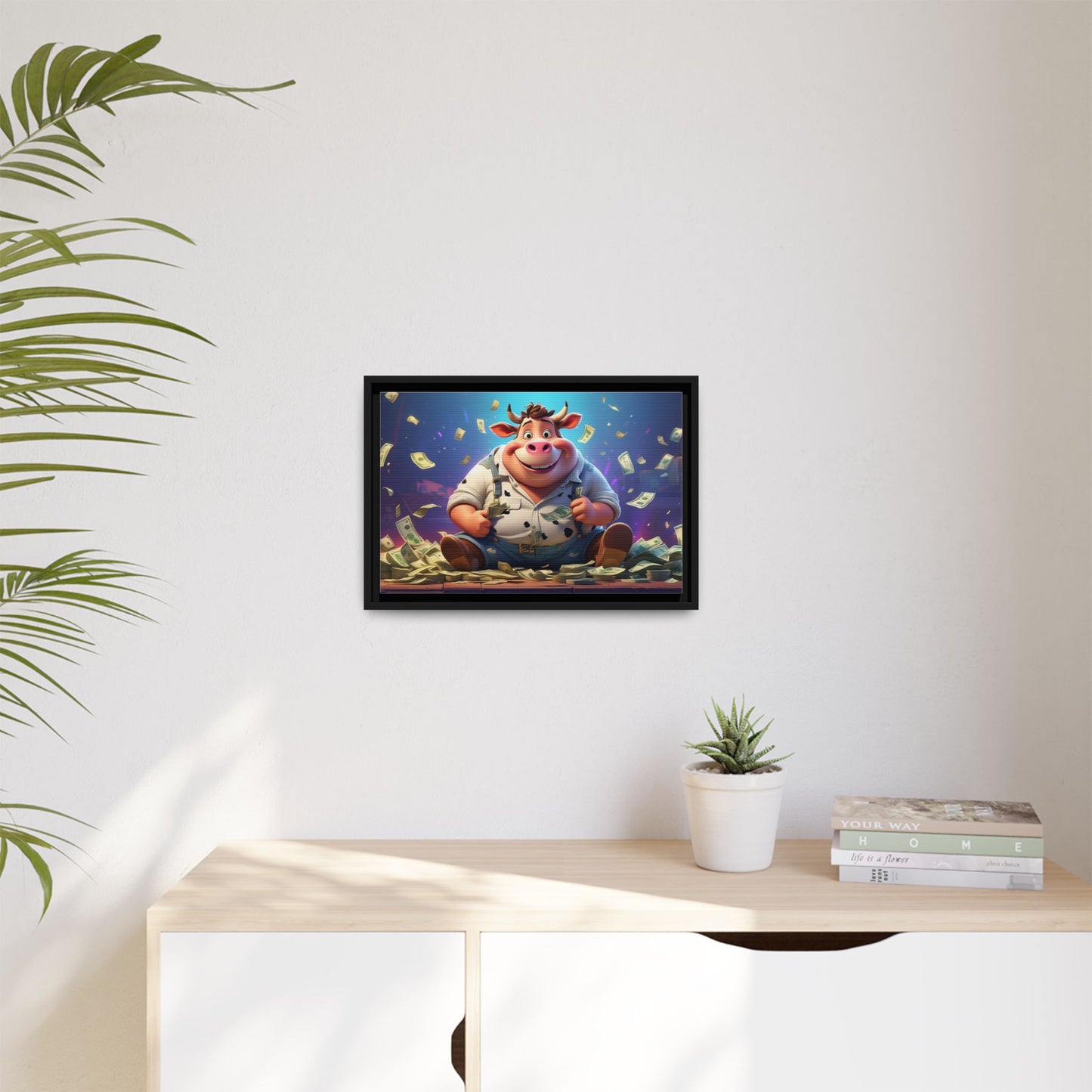 Matte Canvas, Framed (Multi-color)