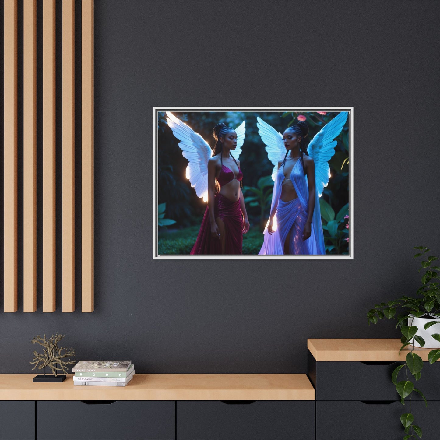 Matte Canvas, Framed (Multi-color)