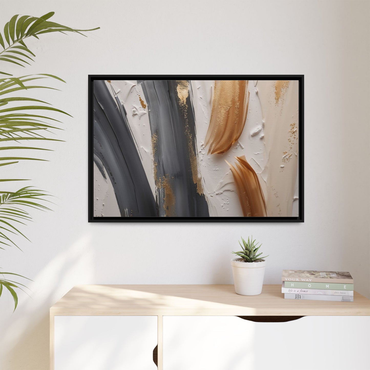 Matte Canvas, Framed (Multi-color)