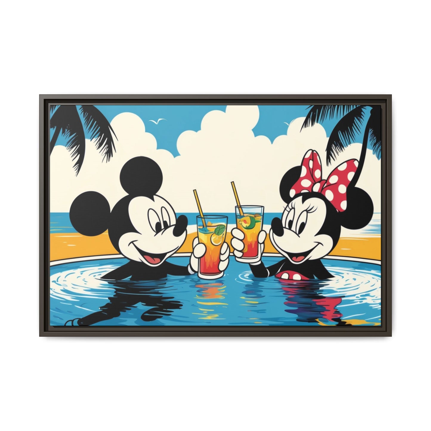 Matte Canvas, Framed (Multi-color)