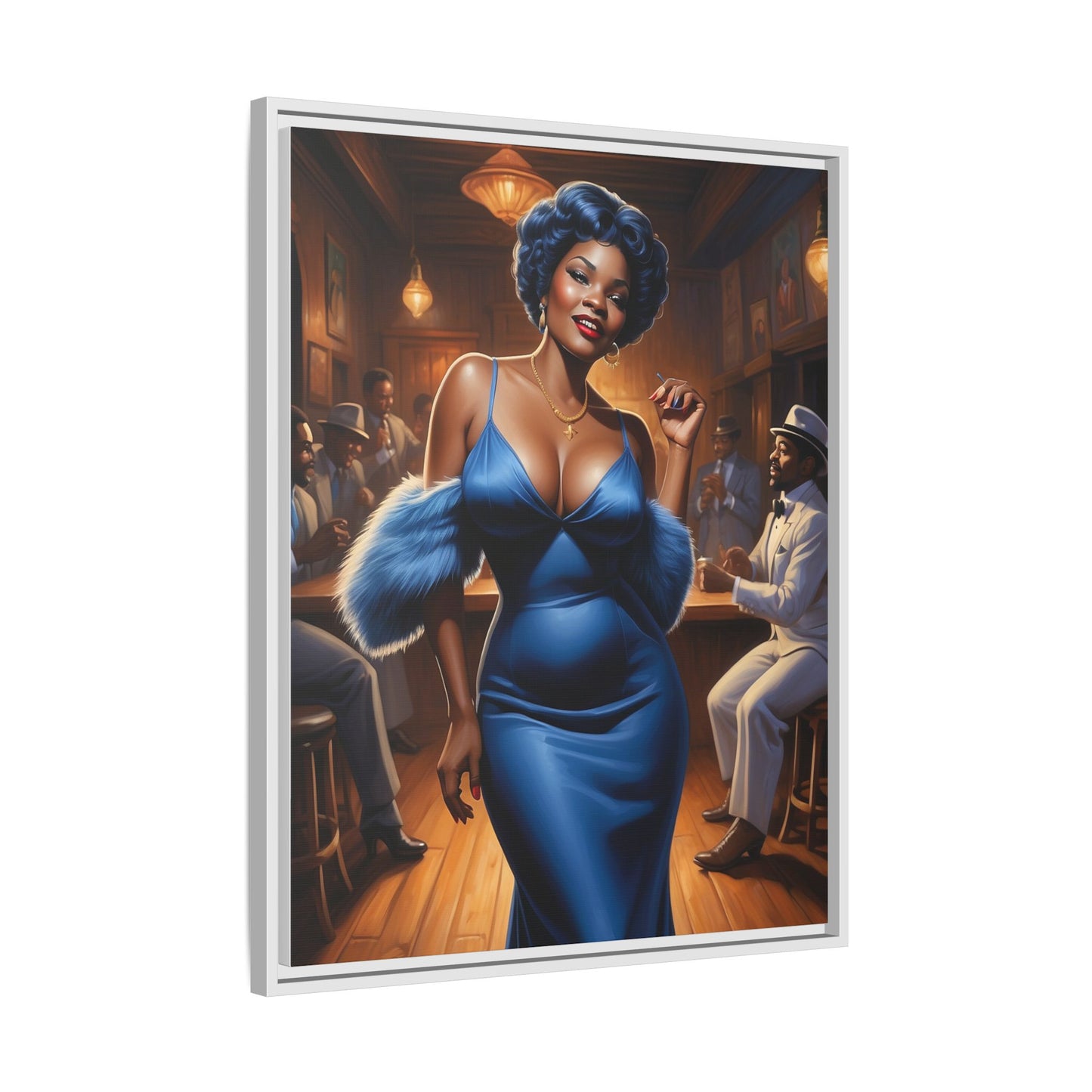 Matte Canvas, Framed (Multi-color)