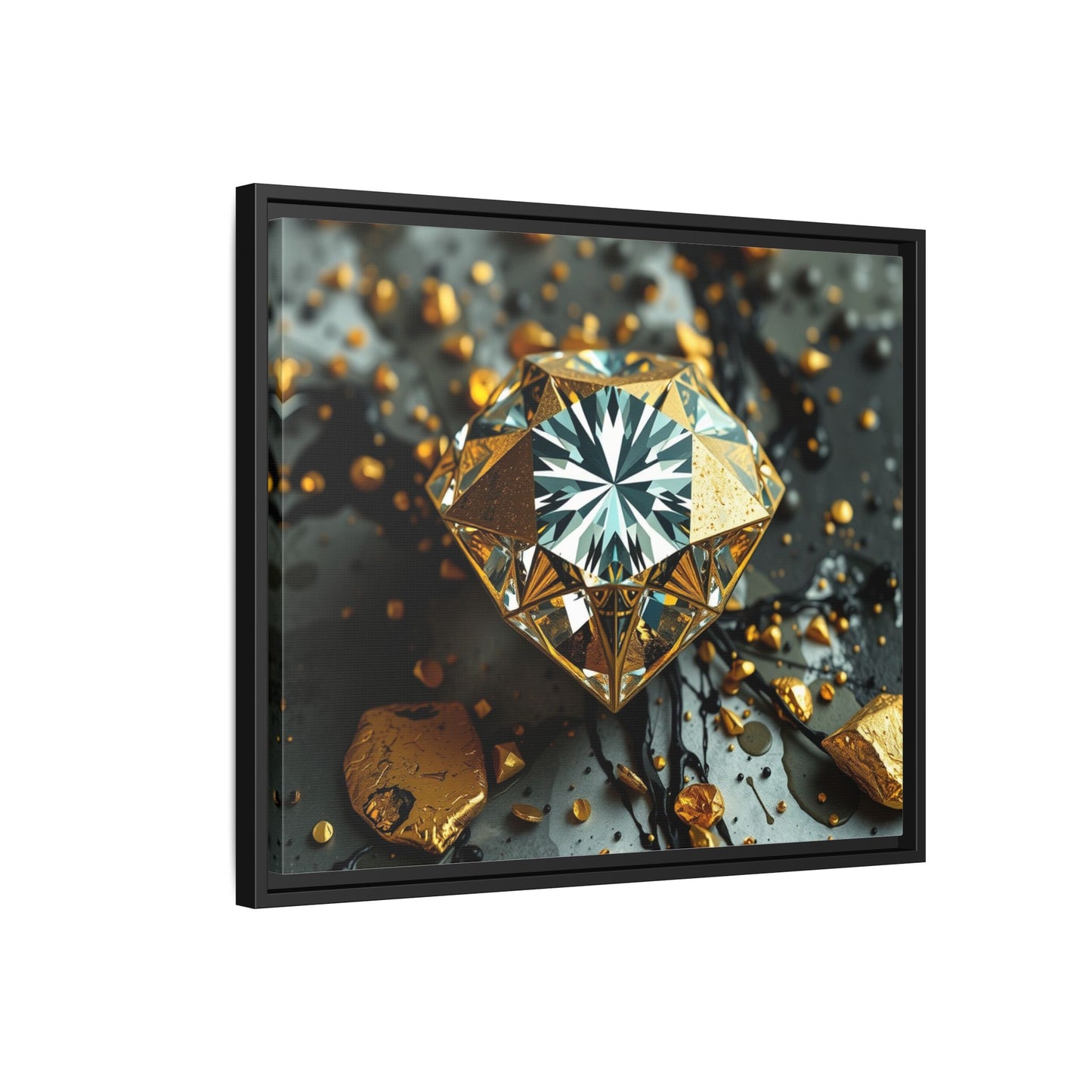 Matte Canvas, Framed (Multi-color)