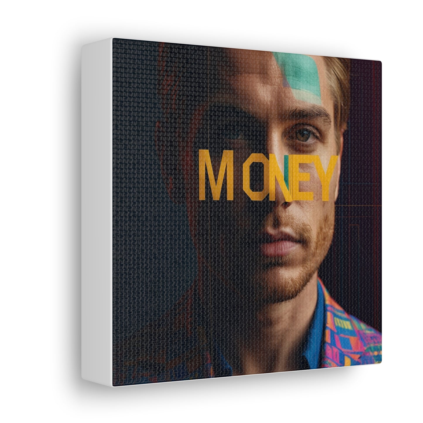 Inspirational Canvas Gallery Wrap - 'MONEY' Wall Art for Modern Spaces