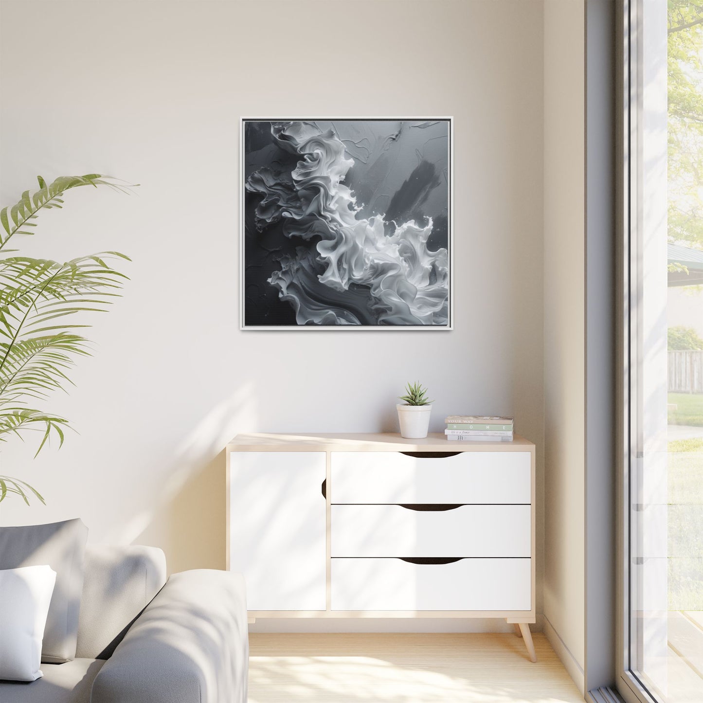 Matte Canvas, Framed (Multi-color)