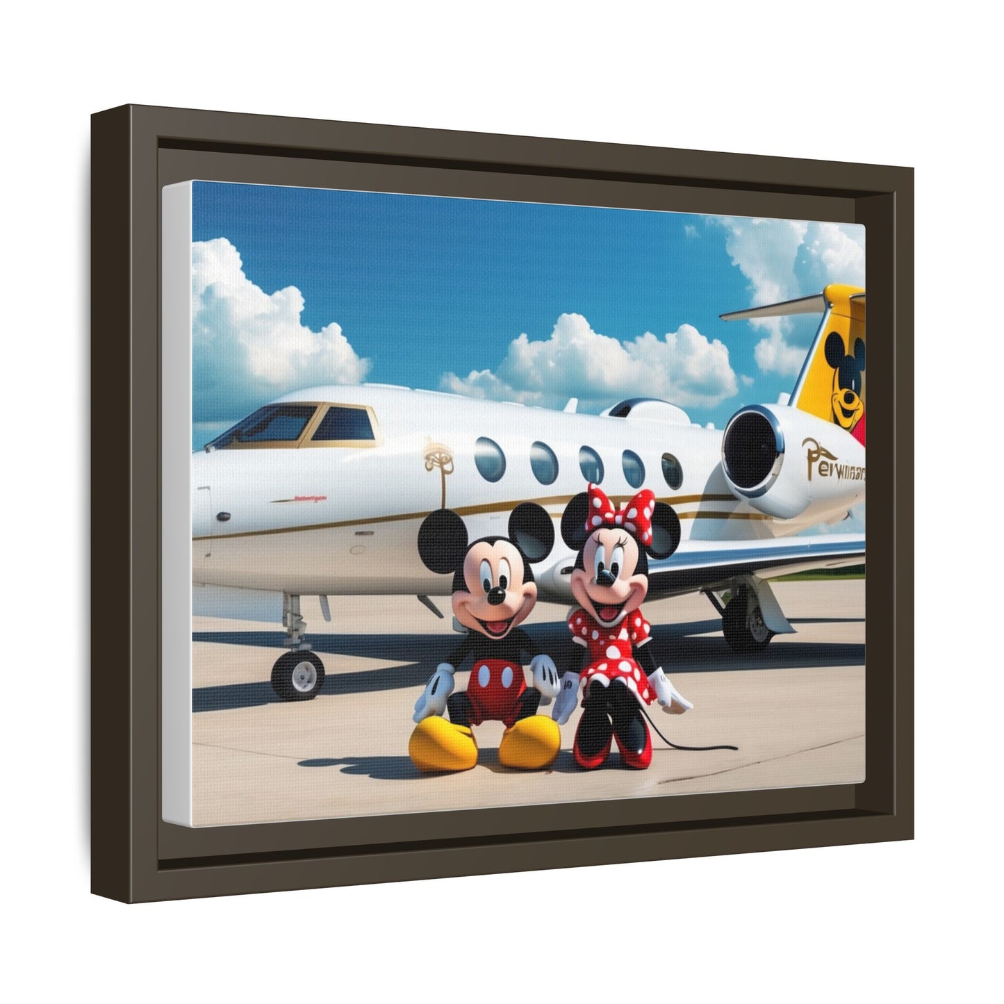 Mickey & Minnie Jetsetter Canvas Art