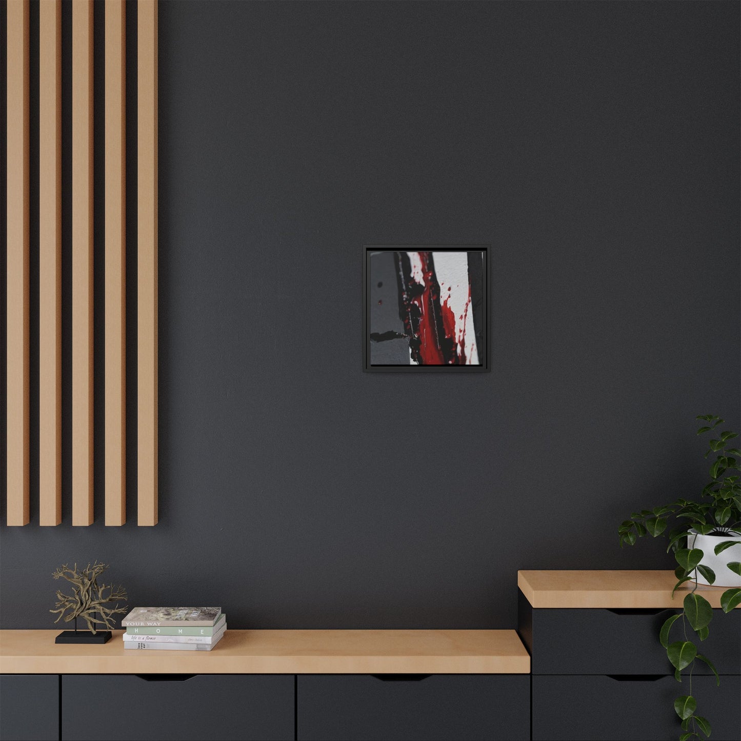 Matte Canvas, Framed (Multi-color)