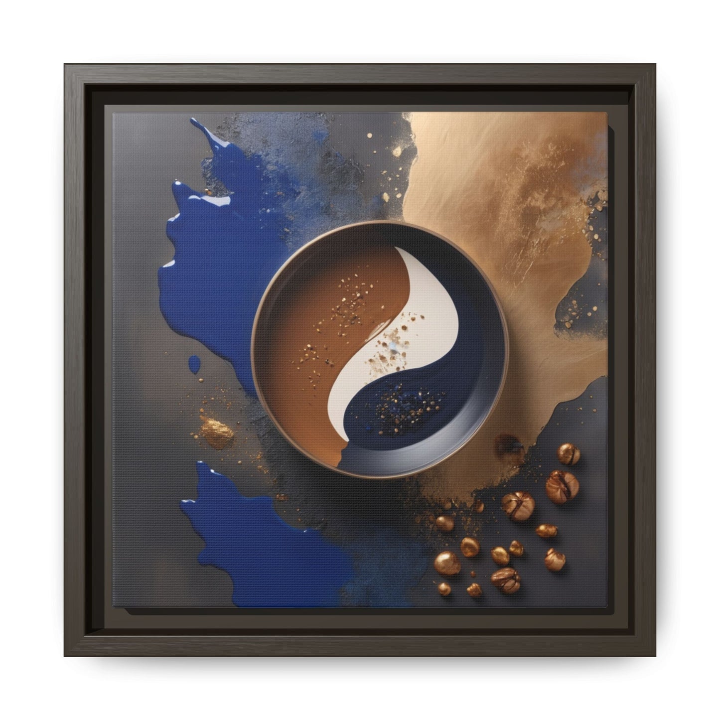 Fusion of Flavor and Form Art Canvas - Framed Wall Decor