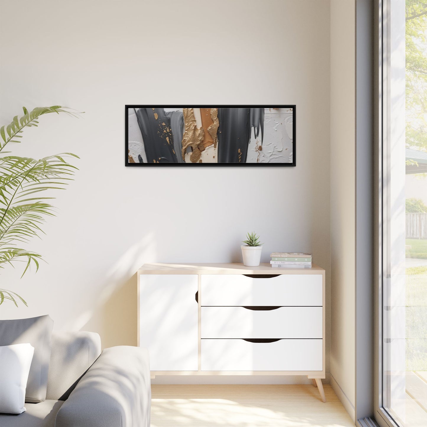 Matte Canvas, Framed (Multi-color)