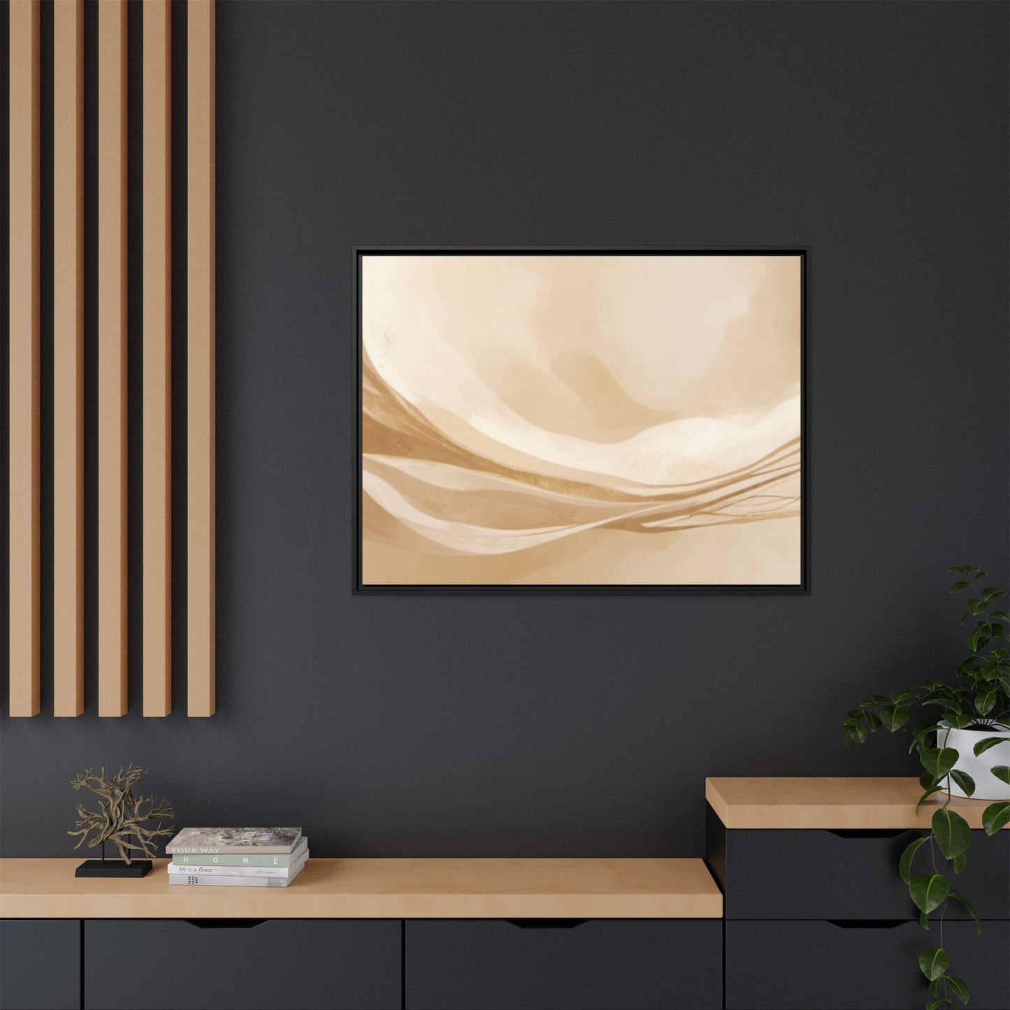 Matte Canvas, Framed (Multi-color)