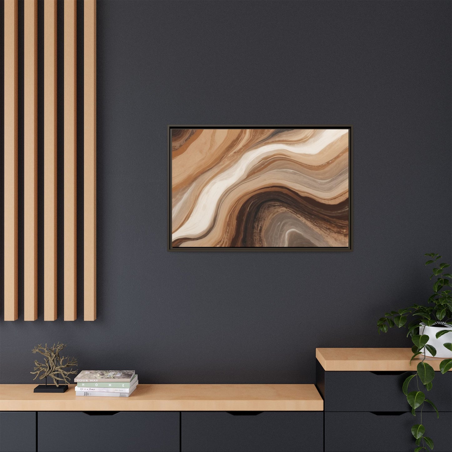 Matte Canvas, Framed (Multi-color)
