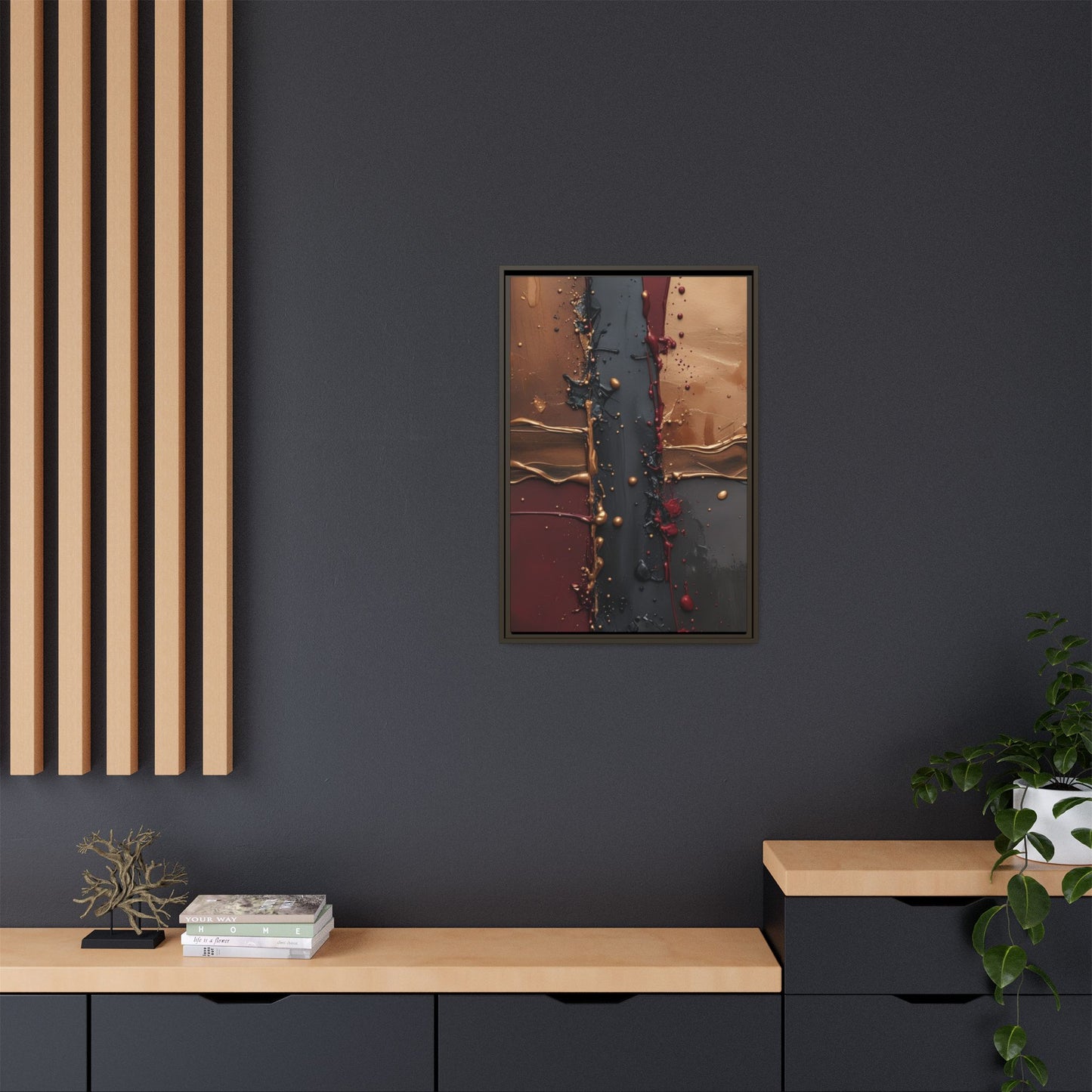 Matte Canvas, Framed (Multi-color)