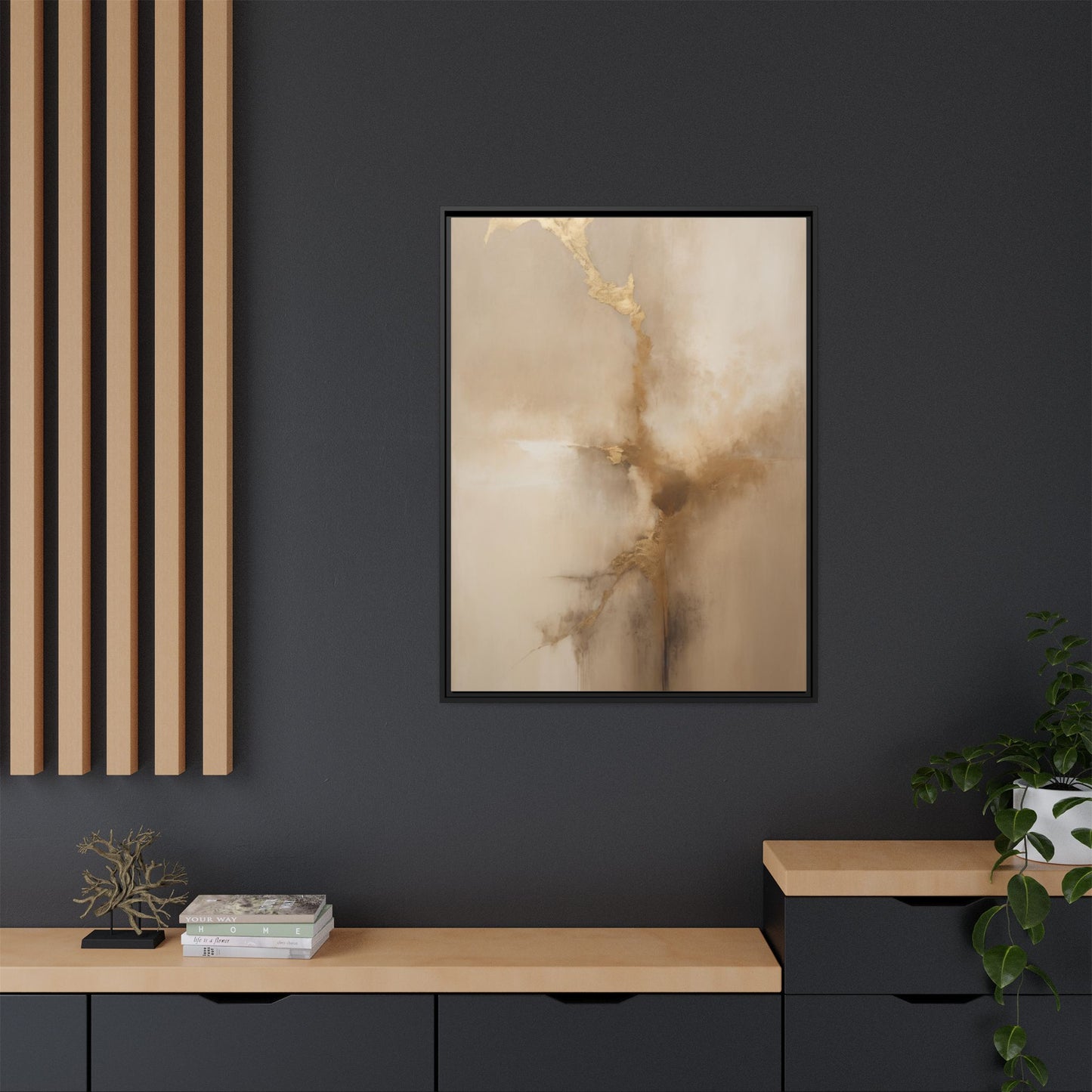 Matte Canvas, Framed (Multi-color)
