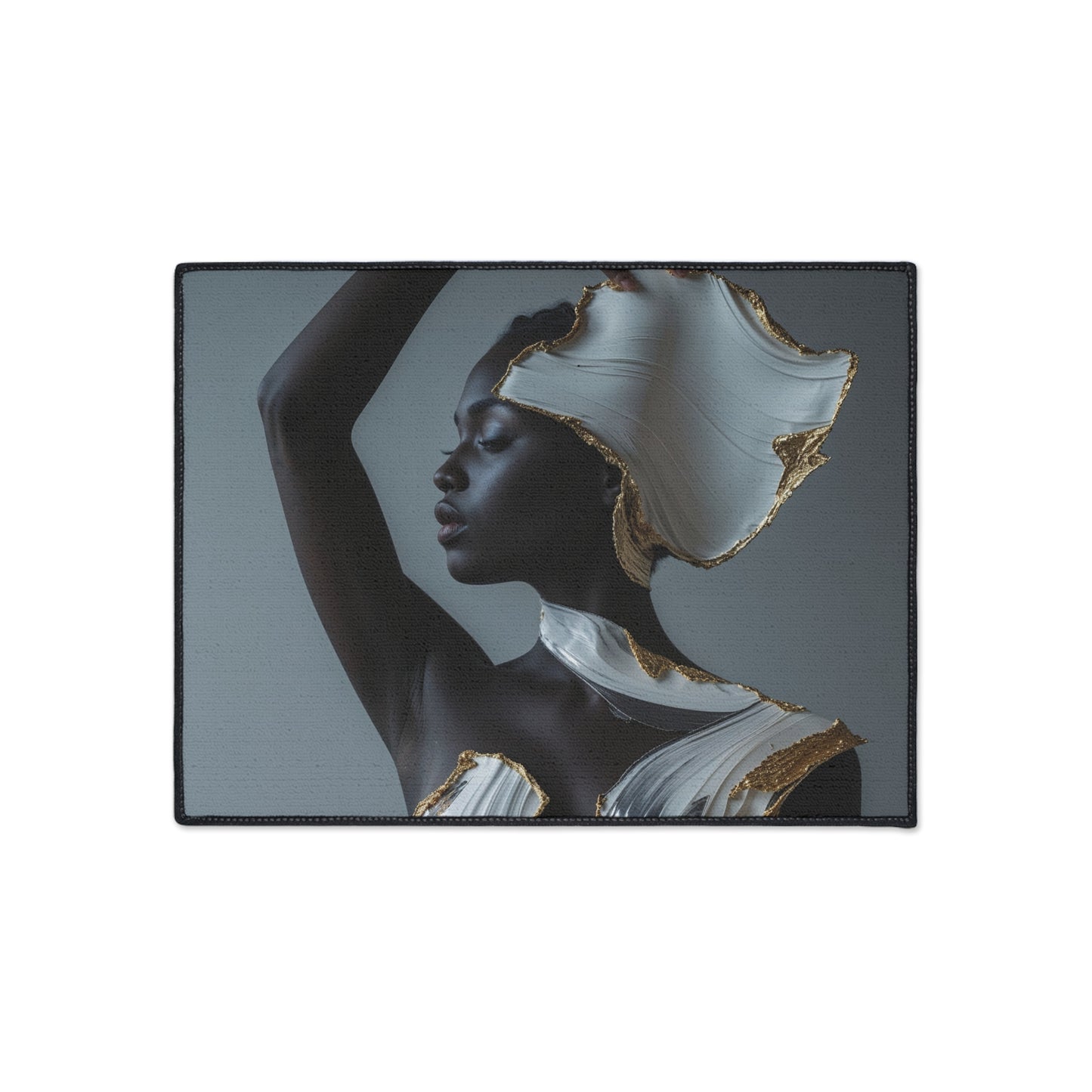 Elegant Heavy Duty Floor Mat with Artistic Design - Ideal for Home Decor and Special Occasions