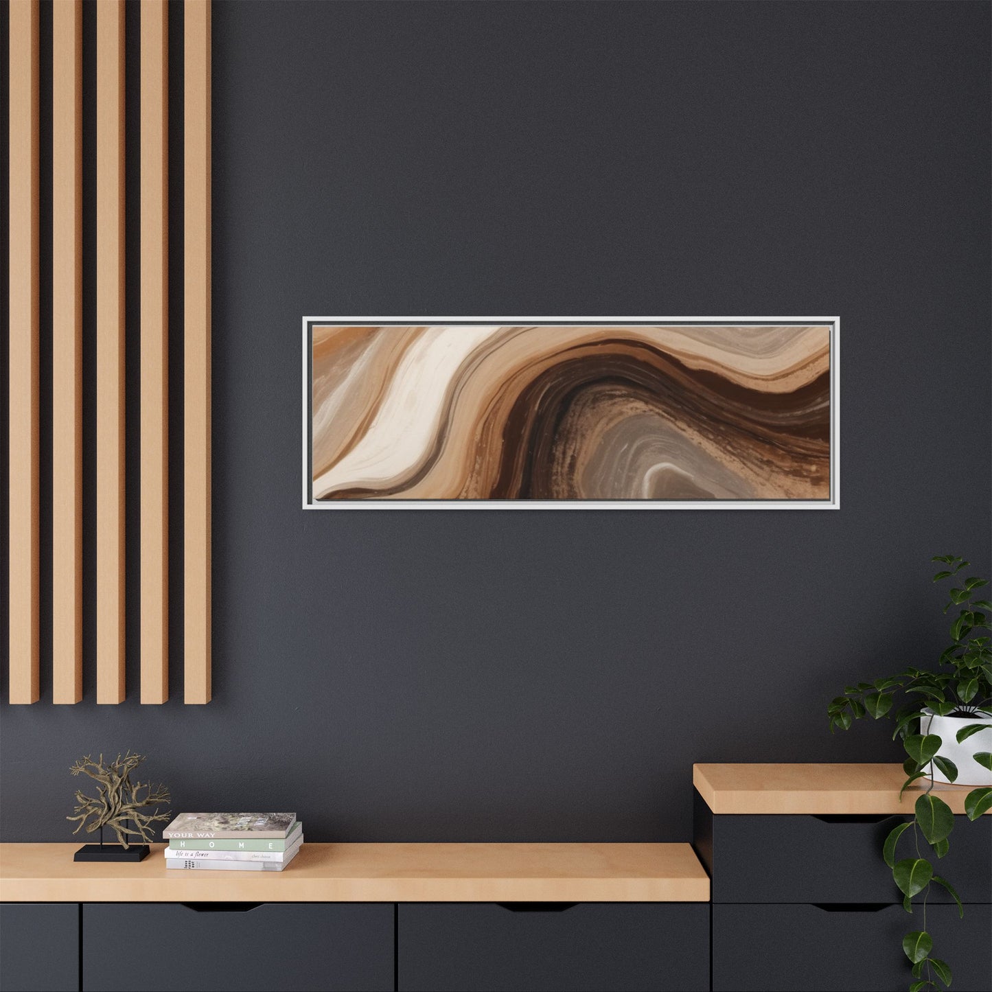 Matte Canvas, Framed (Multi-color)