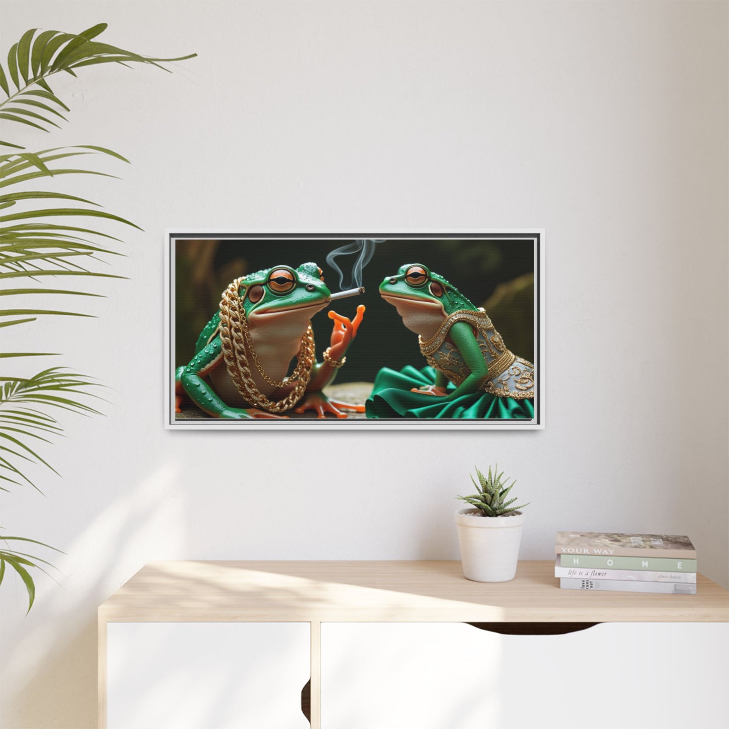Matte Canvas, Framed (Multi-color)