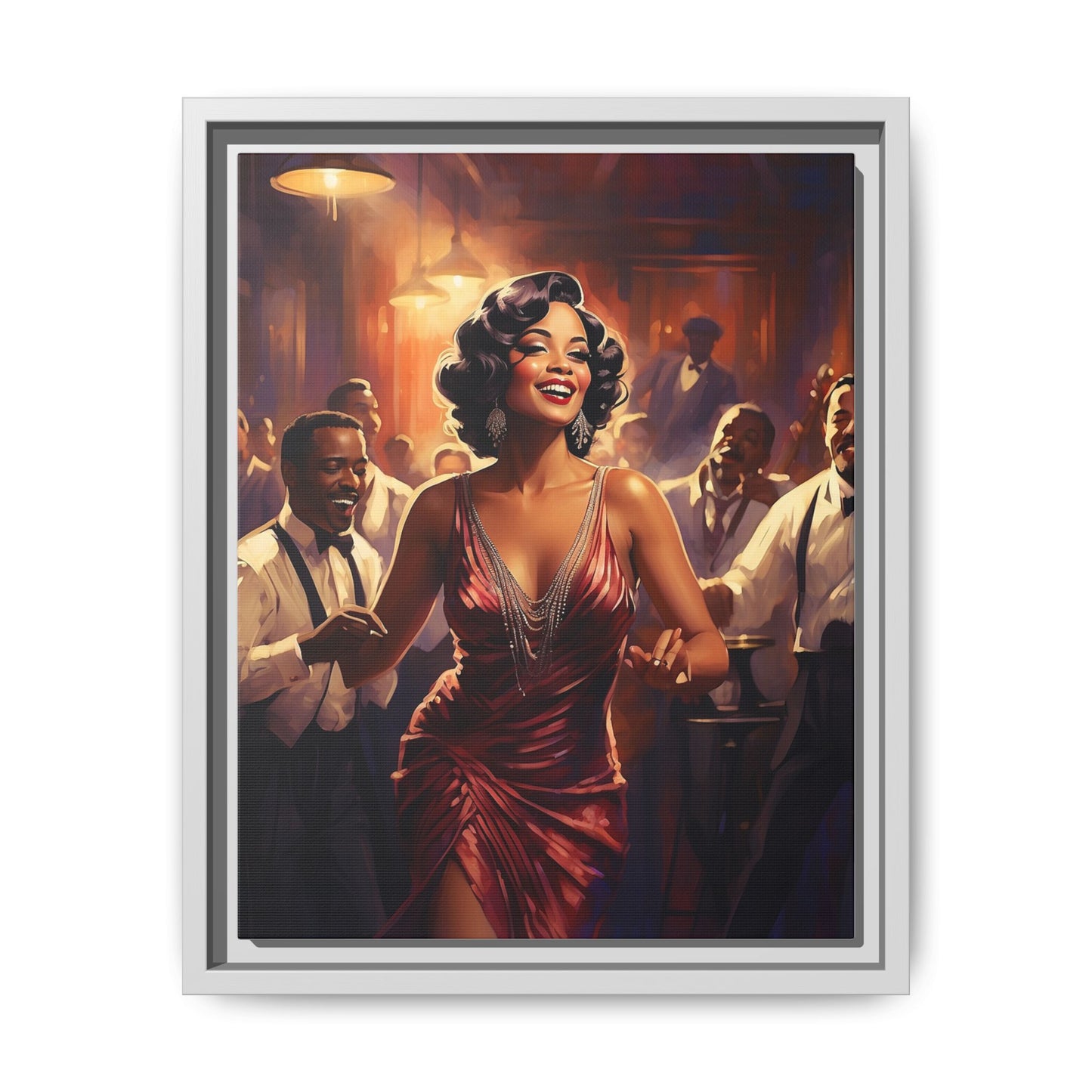 Matte Canvas, Framed (Multi-color)