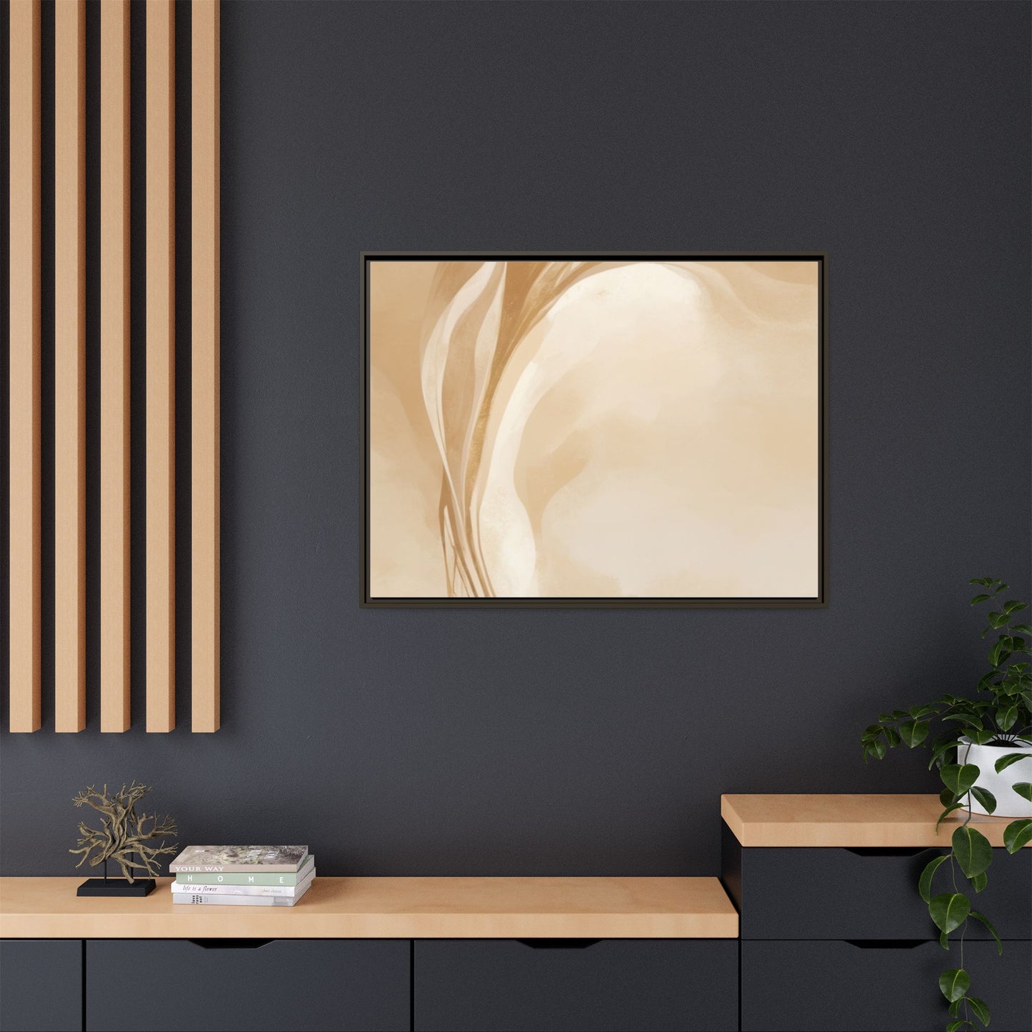 Matte Canvas, Framed (Multi-color)