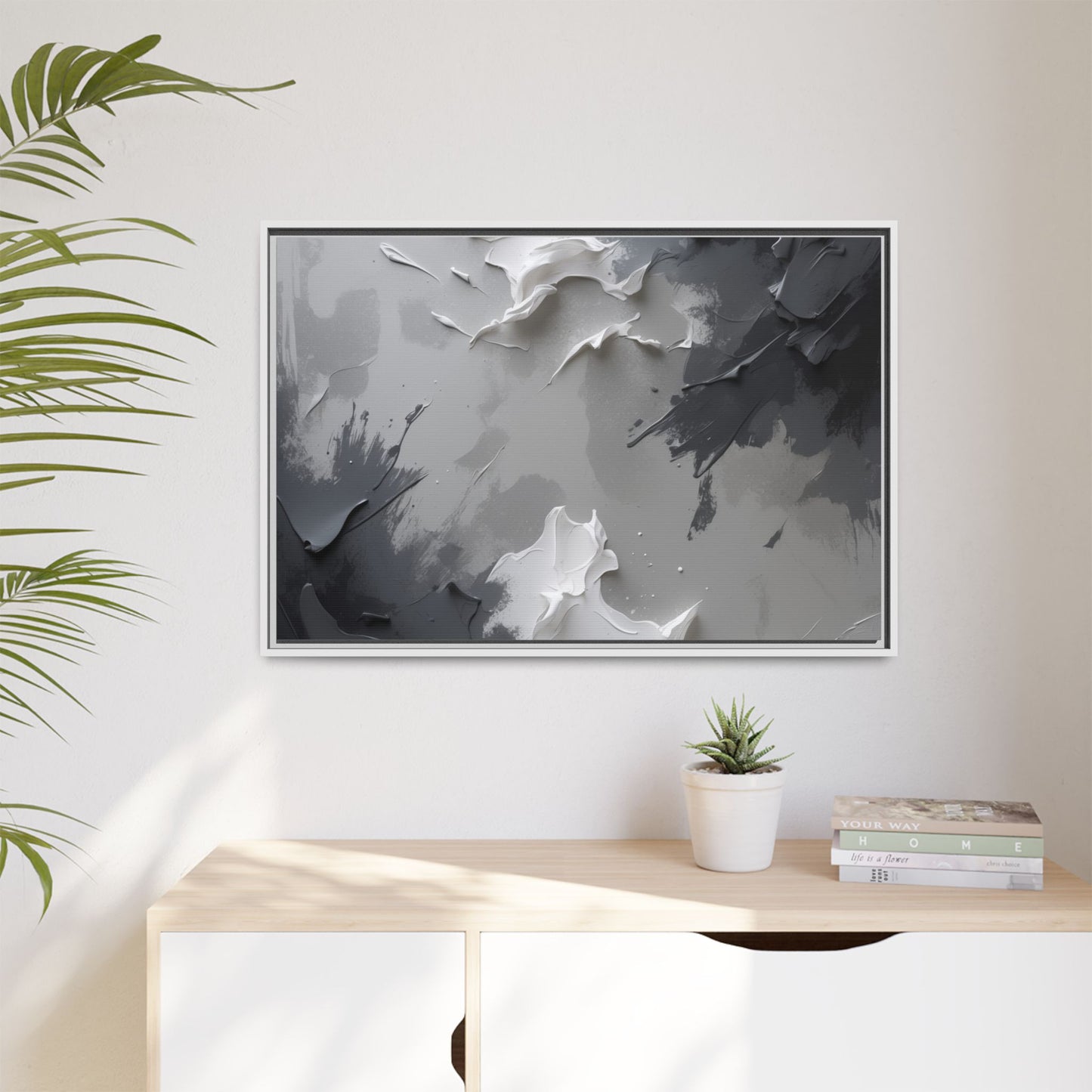 Matte Canvas, Framed (Multi-color)