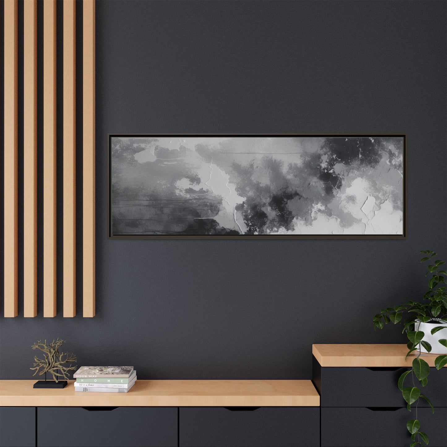 Matte Canvas, Framed (Multi-color)