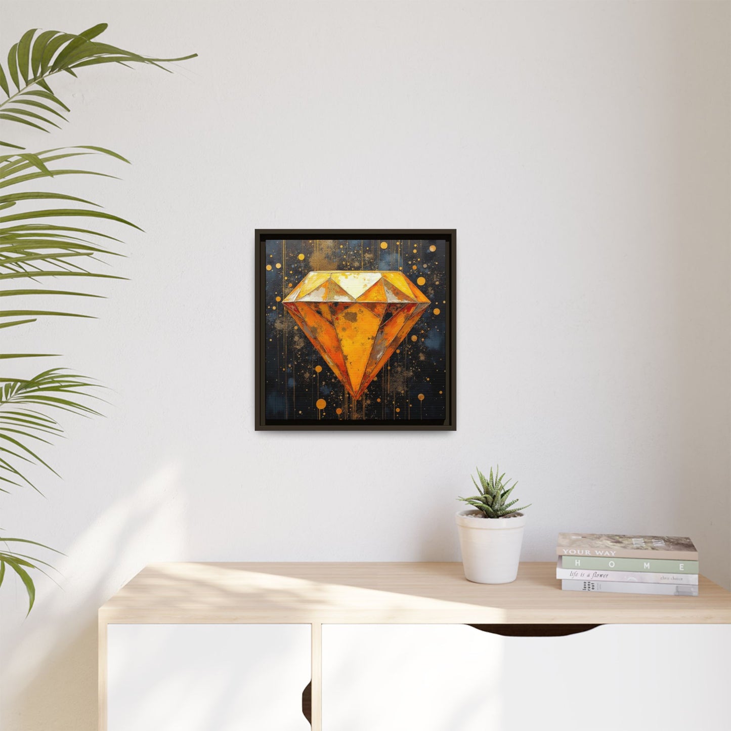 Matte Canvas, Framed (Multi-color)