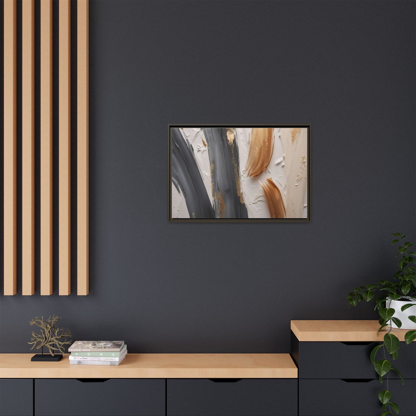 Matte Canvas, Framed (Multi-color)