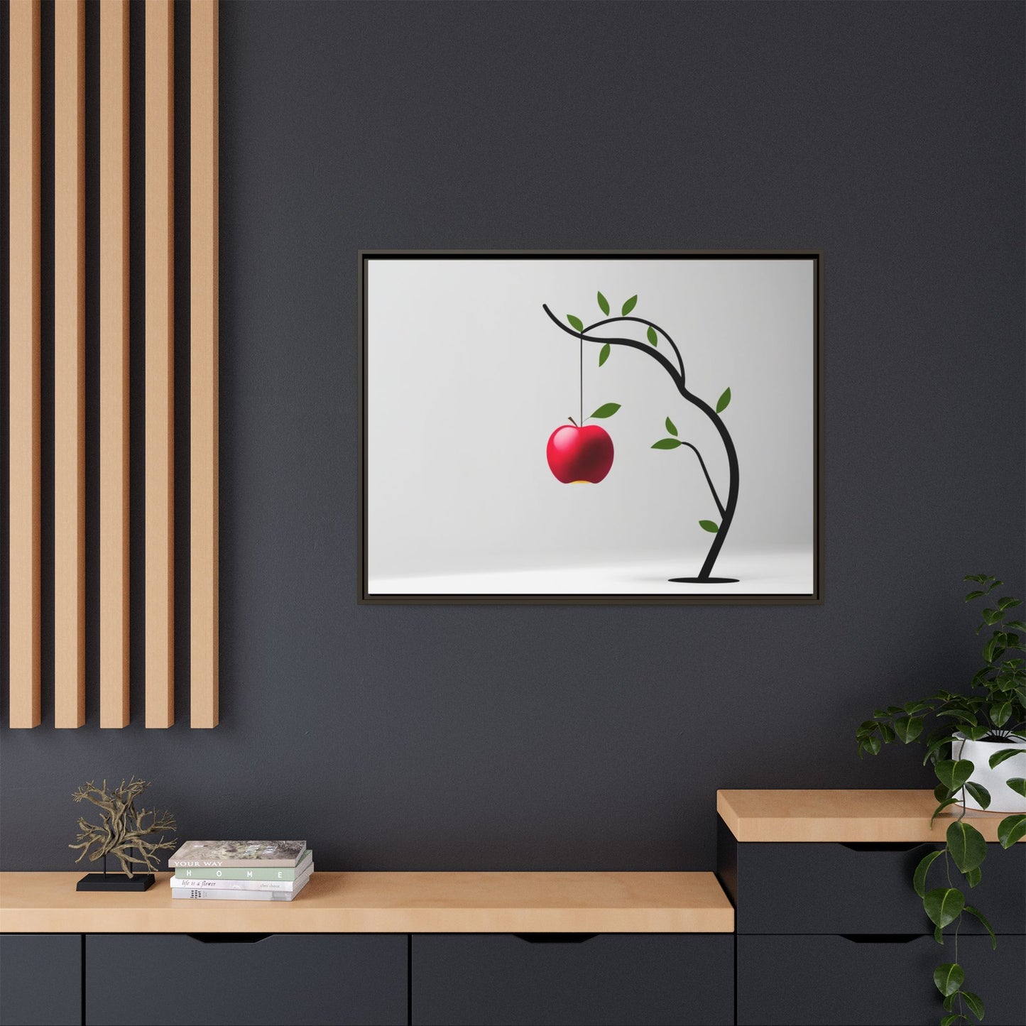 Matte Canvas, Framed (Multi-color)