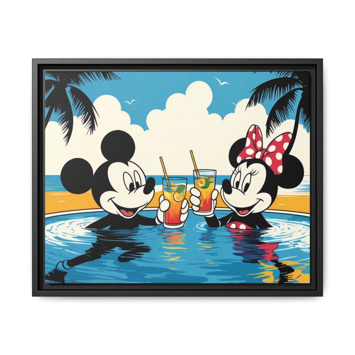 Matte Canvas, Framed (Multi-color)