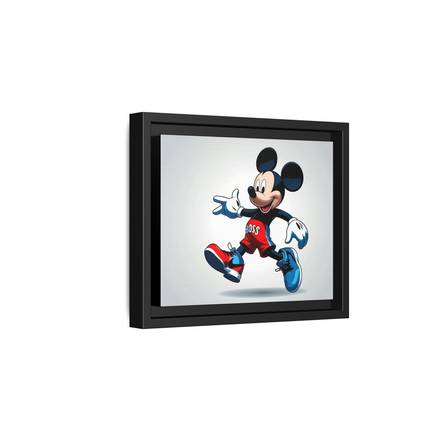 Mickey Mouse Boss Framed Canvas Art