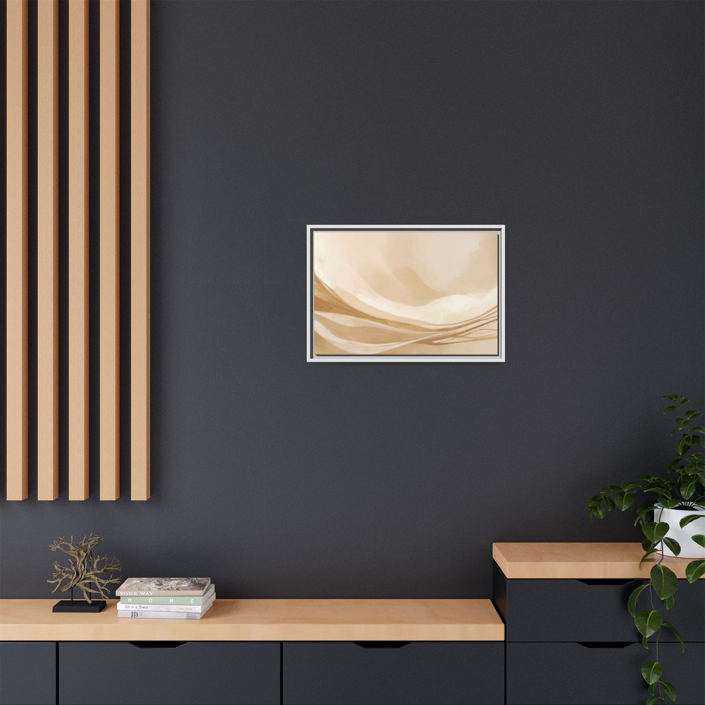 Matte Canvas, Framed (Multi-color)