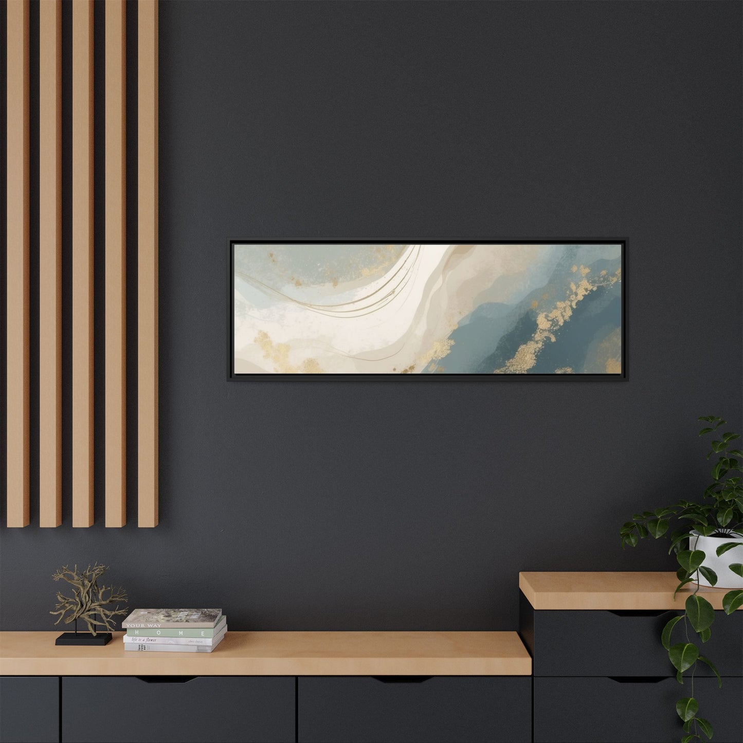 Matte Canvas, Framed (Multi-color)