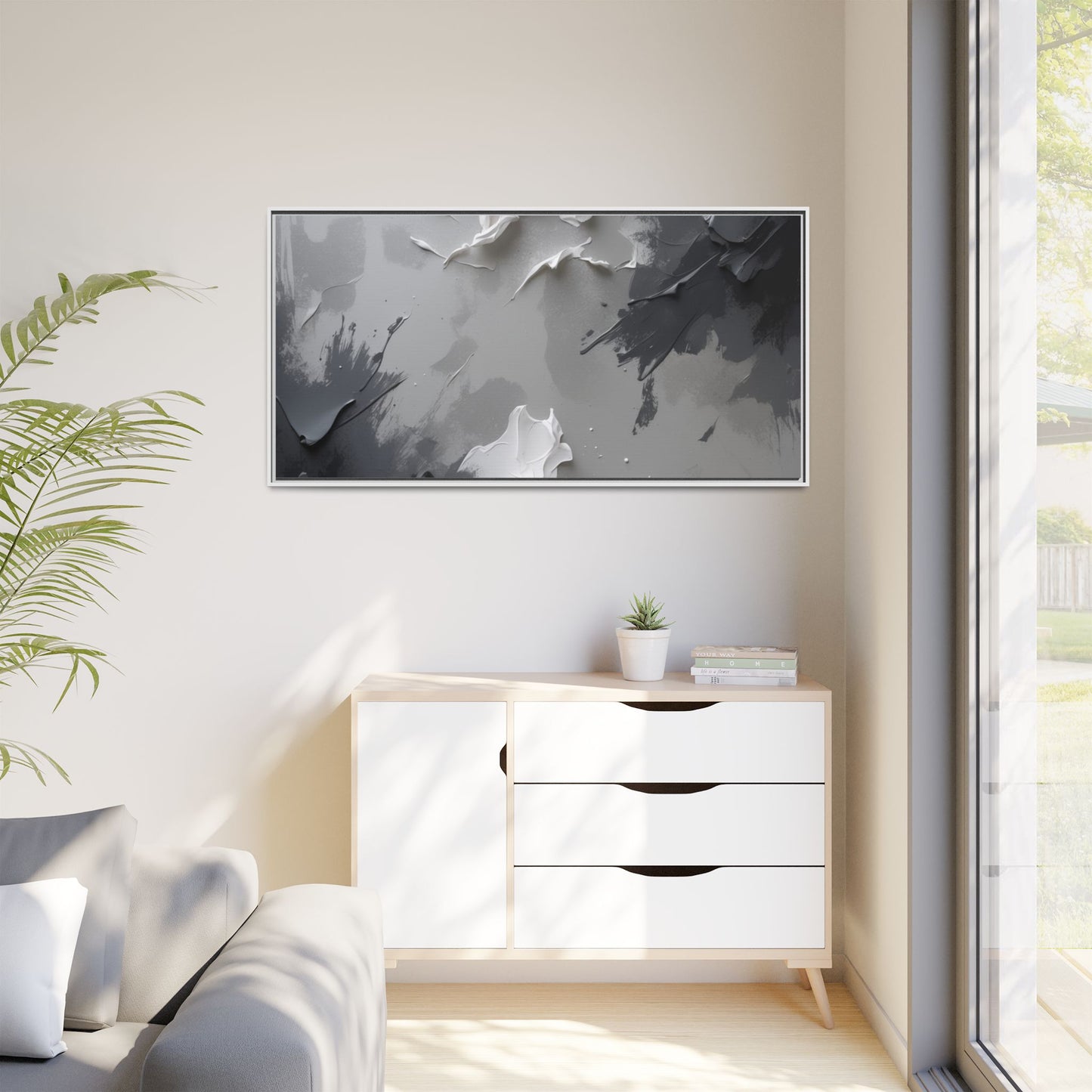 Matte Canvas, Framed (Multi-color)