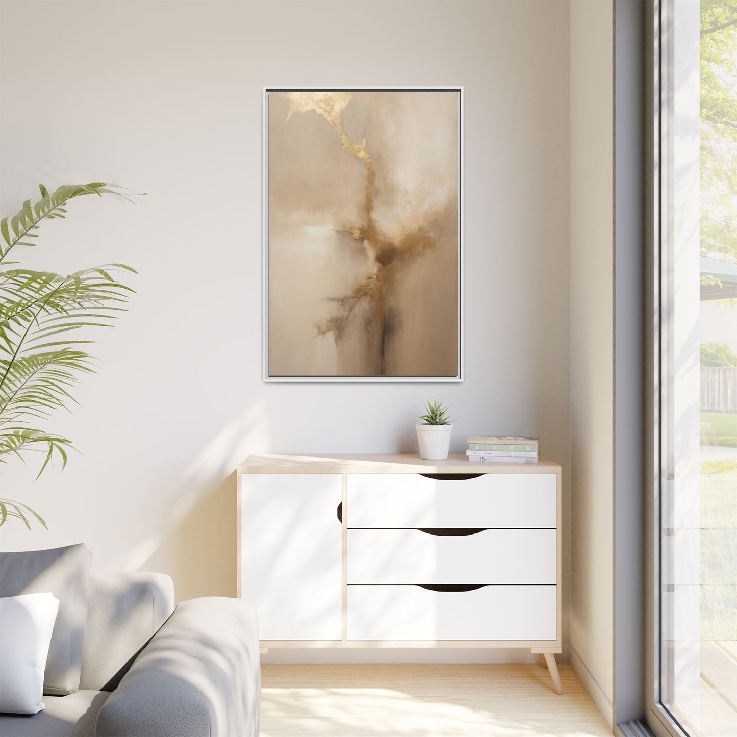 Matte Canvas, Framed (Multi-color)