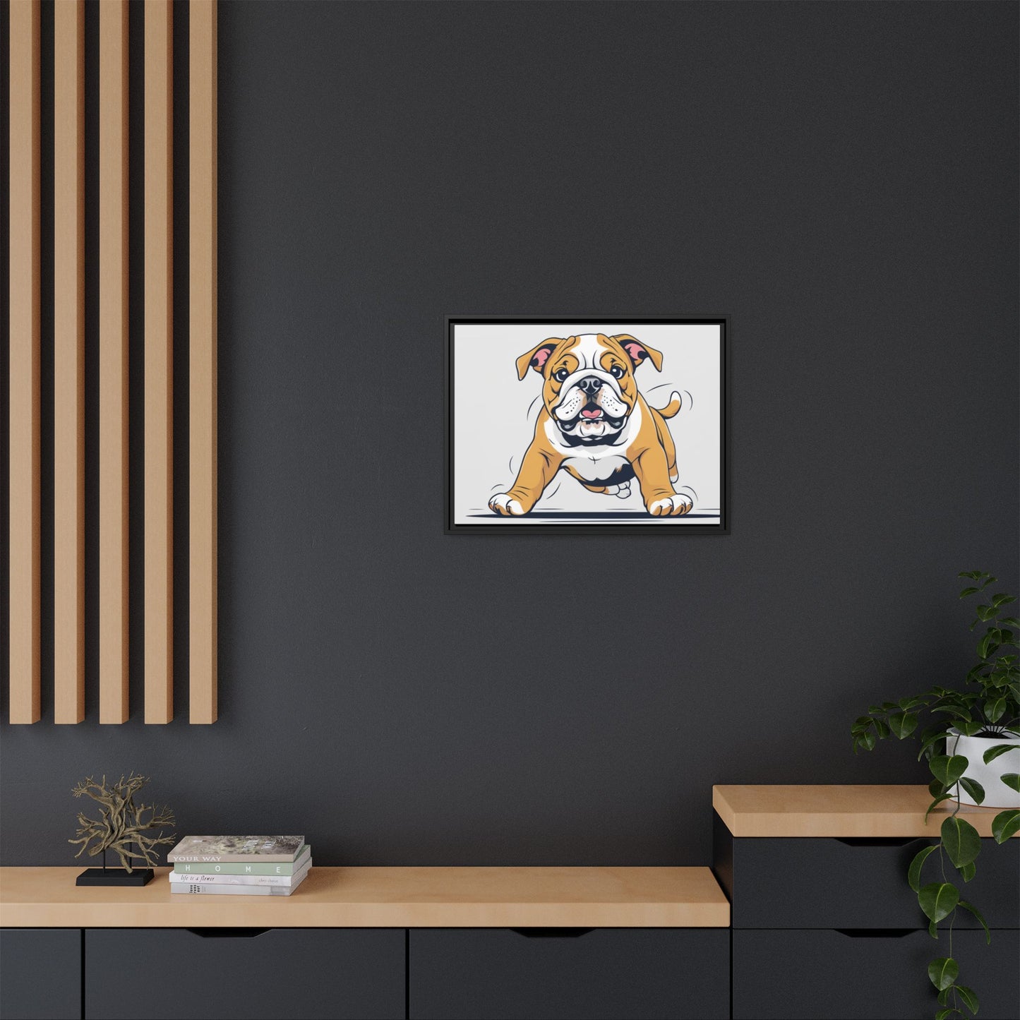 Matte Canvas, Framed (Multi-color)