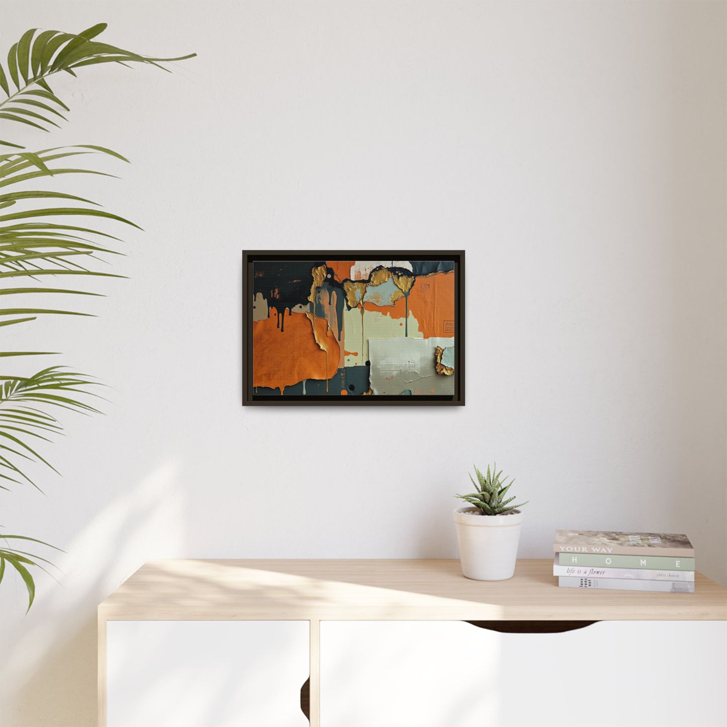 Matte Canvas, Framed (Multi-color)