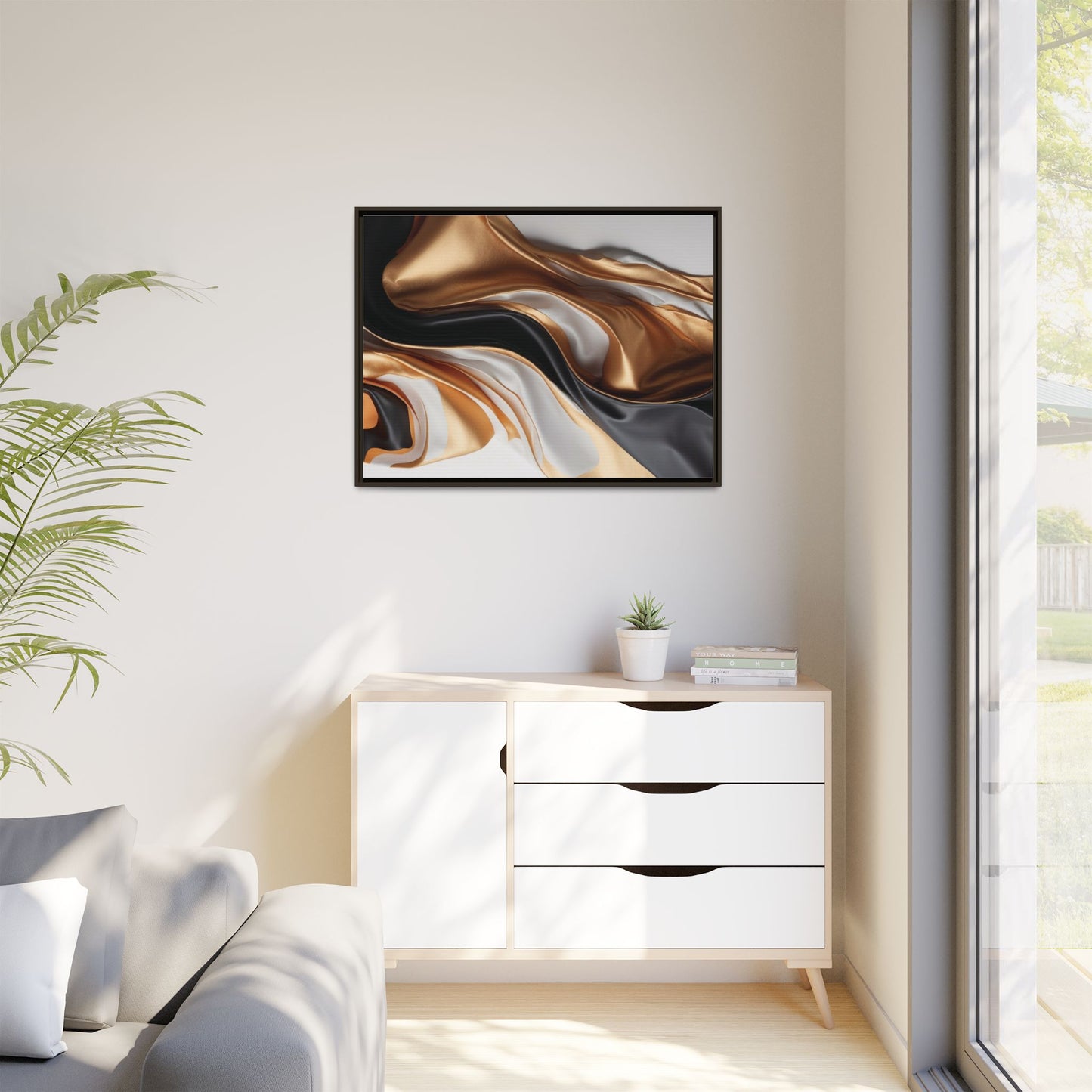 Matte Canvas, Framed (Multi-color)