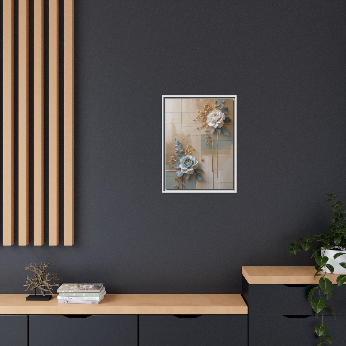 Matte Canvas, Framed (Multi-color)