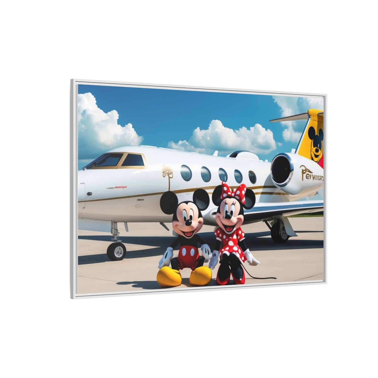 Mickey & Minnie Jetsetter Canvas Art