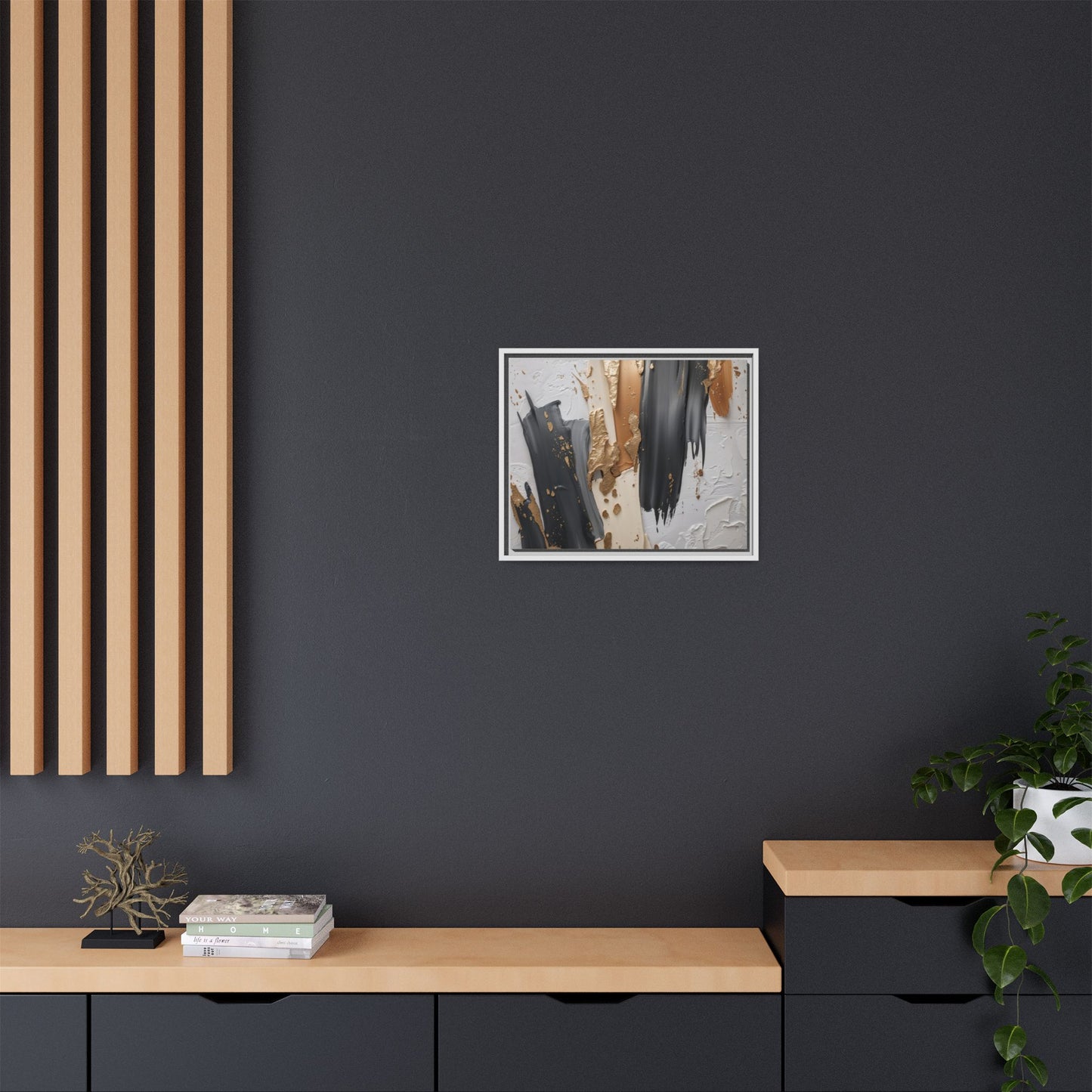 Matte Canvas, Framed (Multi-color)