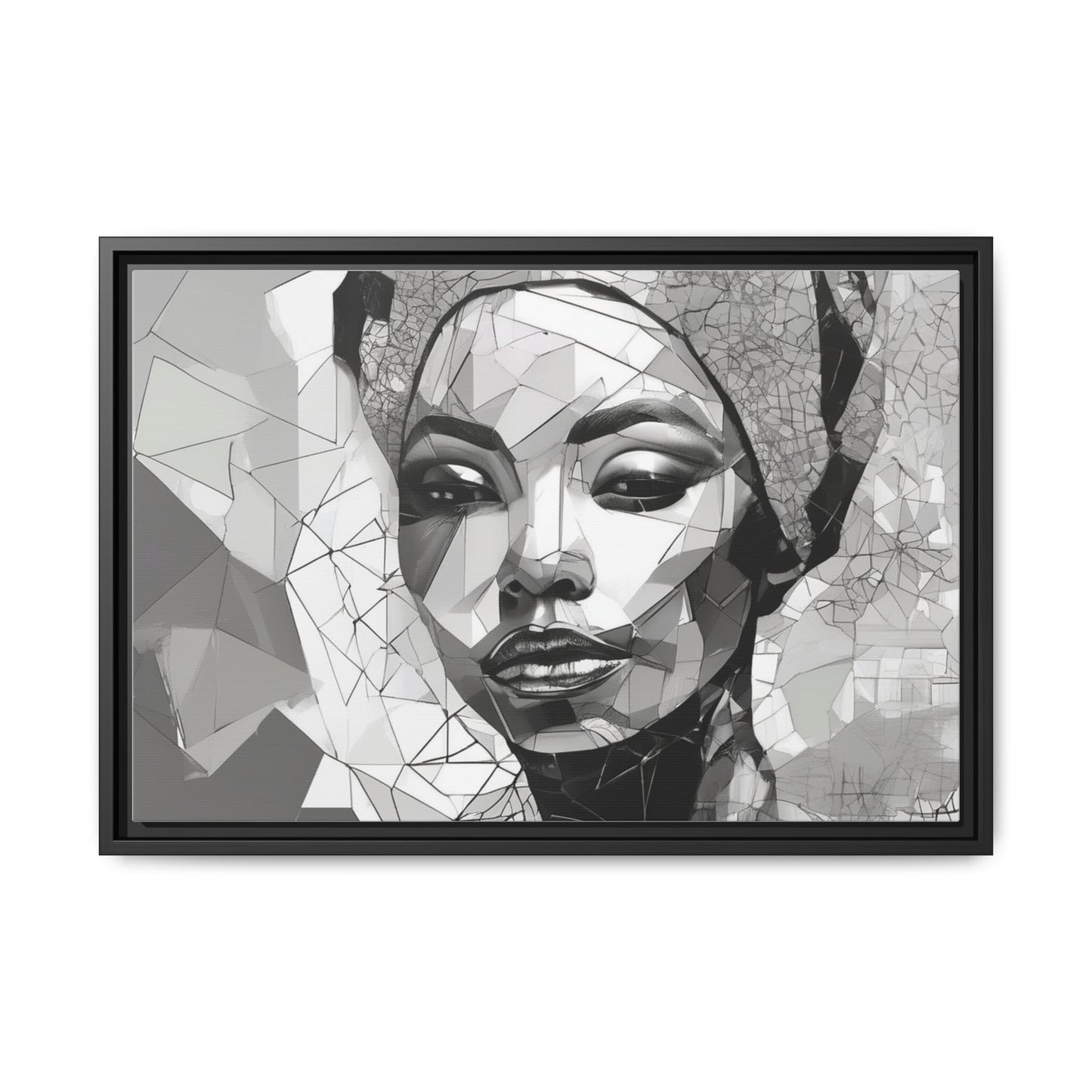 Fractured Grace: Portrait in Prism